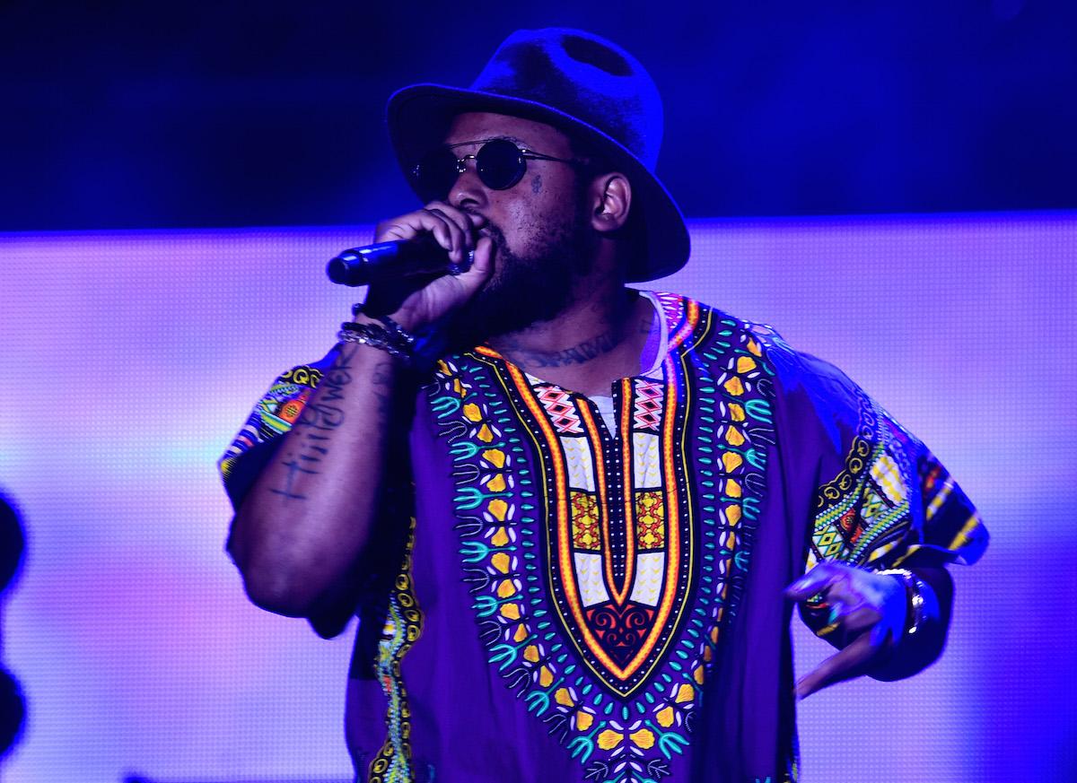 ScHoolboy Q performs with A$AP Rocky at Coachella 2016.