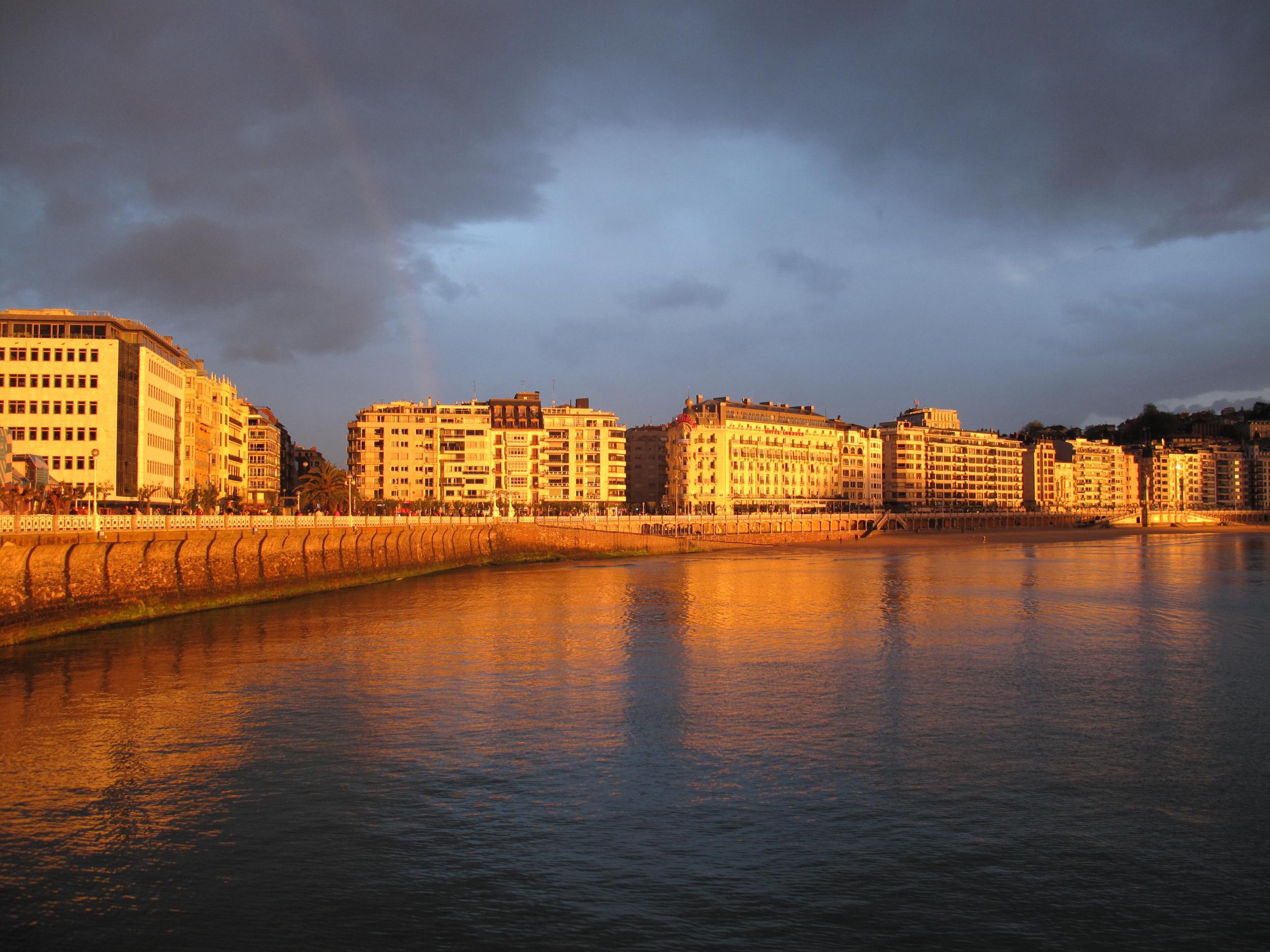 Bay watch: San Sebastian is defined by the shell-shaped beach of La Concha