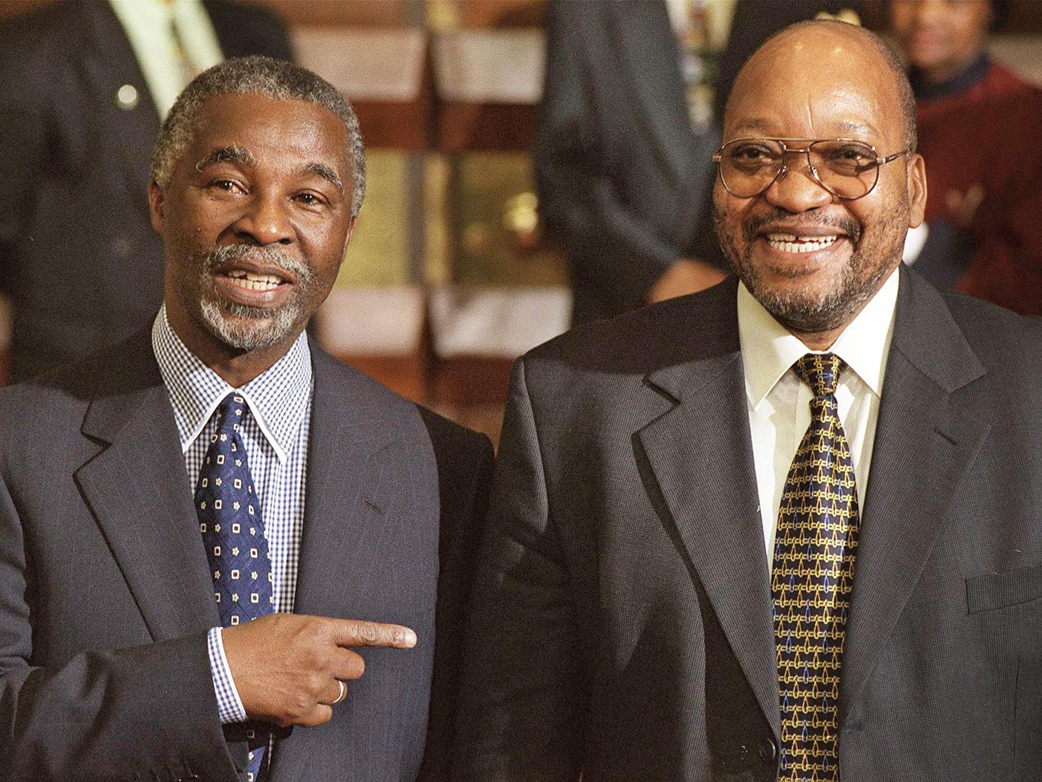 Zuma served as former president Thabo Mbeki's deputy