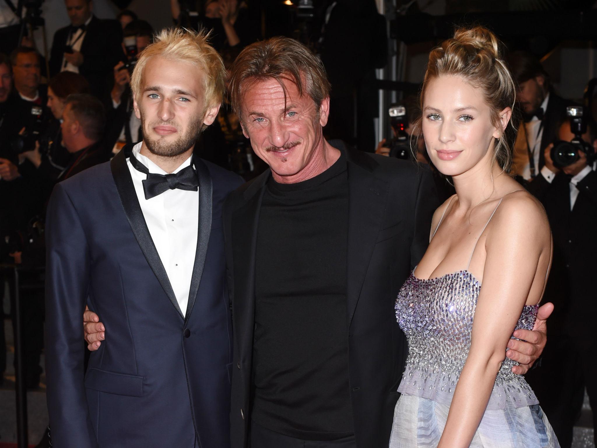 Hopper Penn, Sean Penn and Dylan Penn