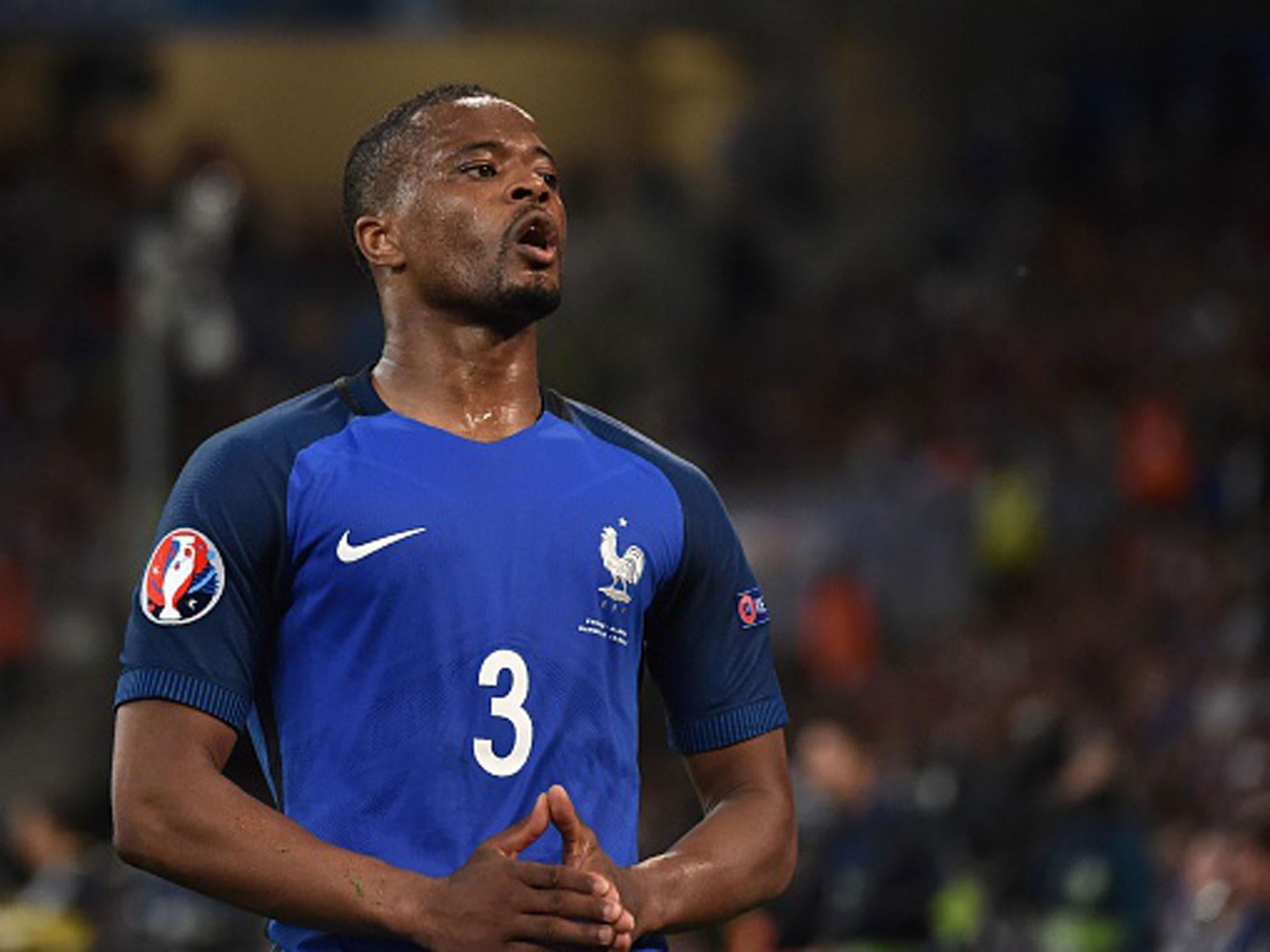 Evra has featured in every match for France at Euro 2016