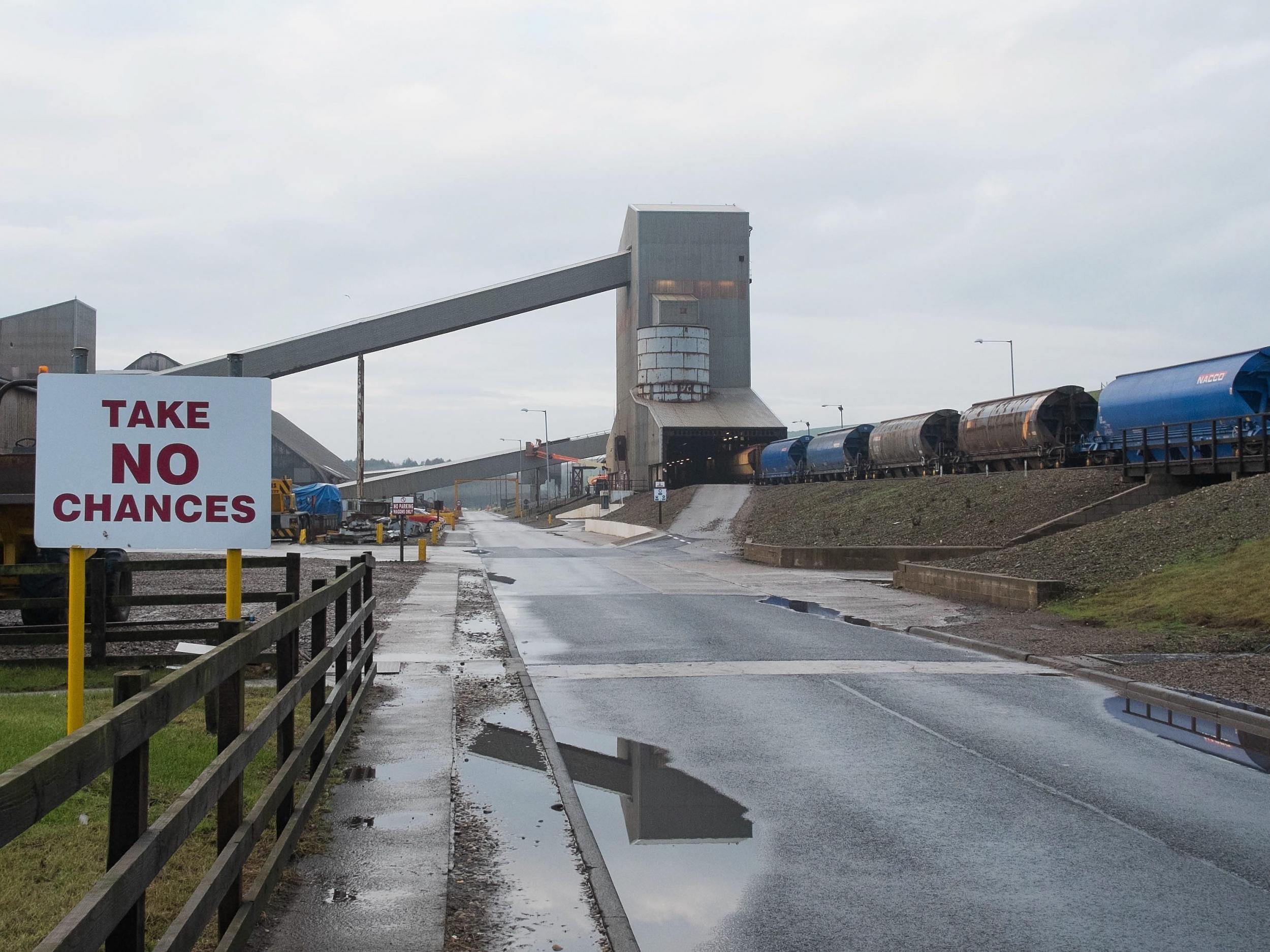 Boulby potash mine pictured in November 2014