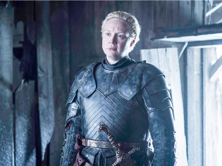 Gwendoline Christie as Brienne of Tarth