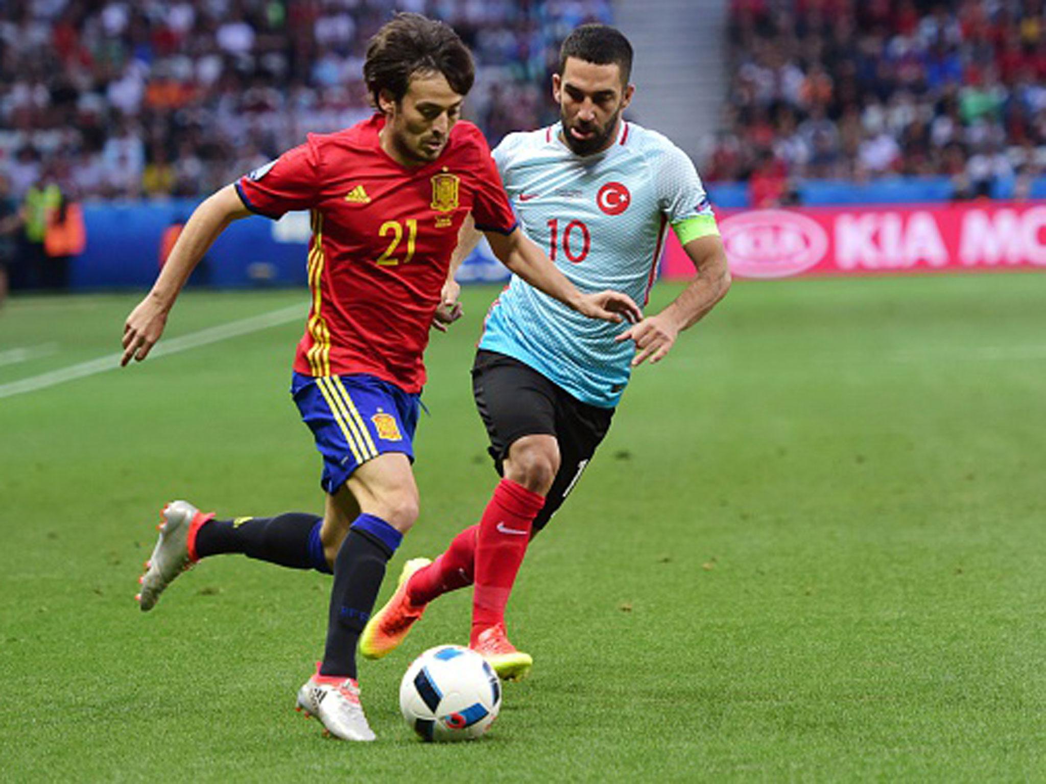 &#13;
David Silva's pass for Alvaro Morata's goal vs Croatia was a moment to behold (Getty)&#13;