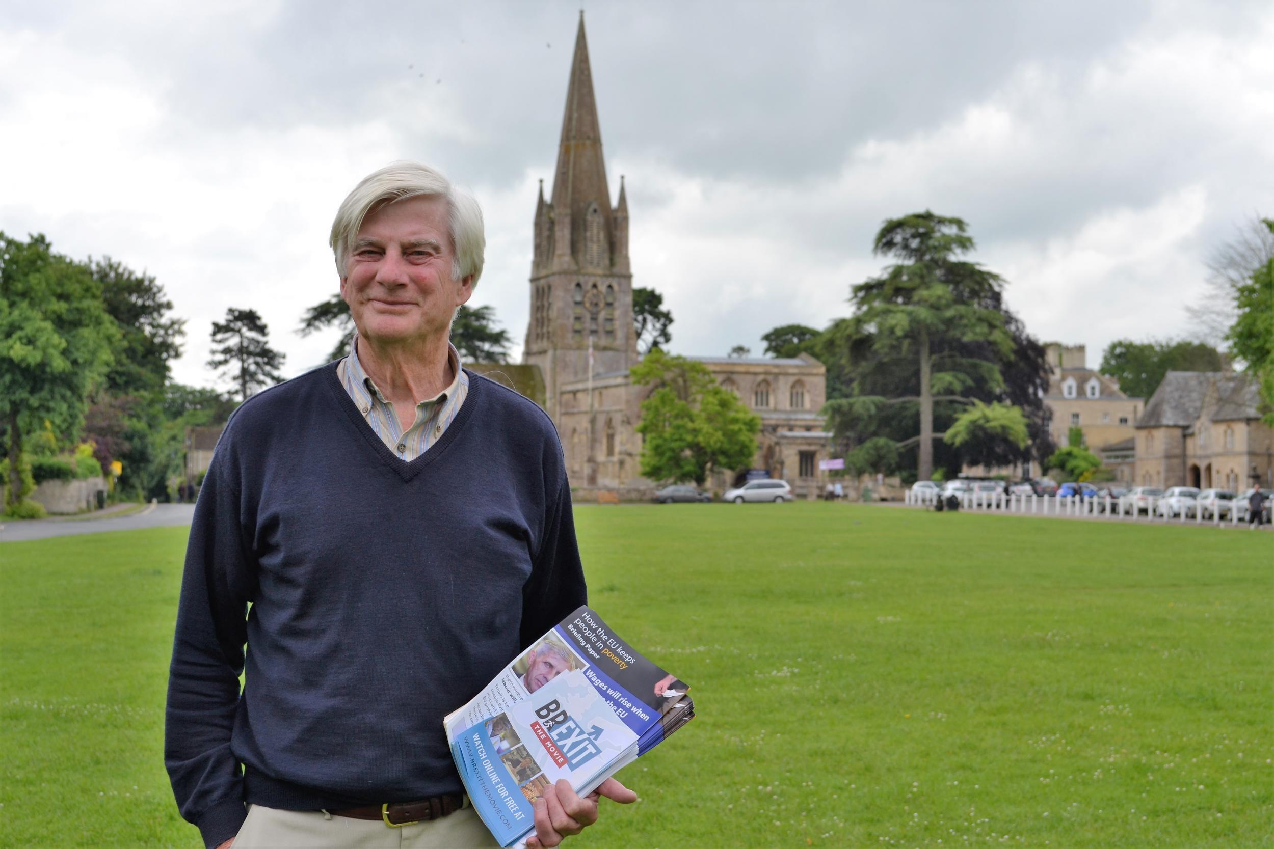 David Barnby, a Vote Leave campaigner in Witney