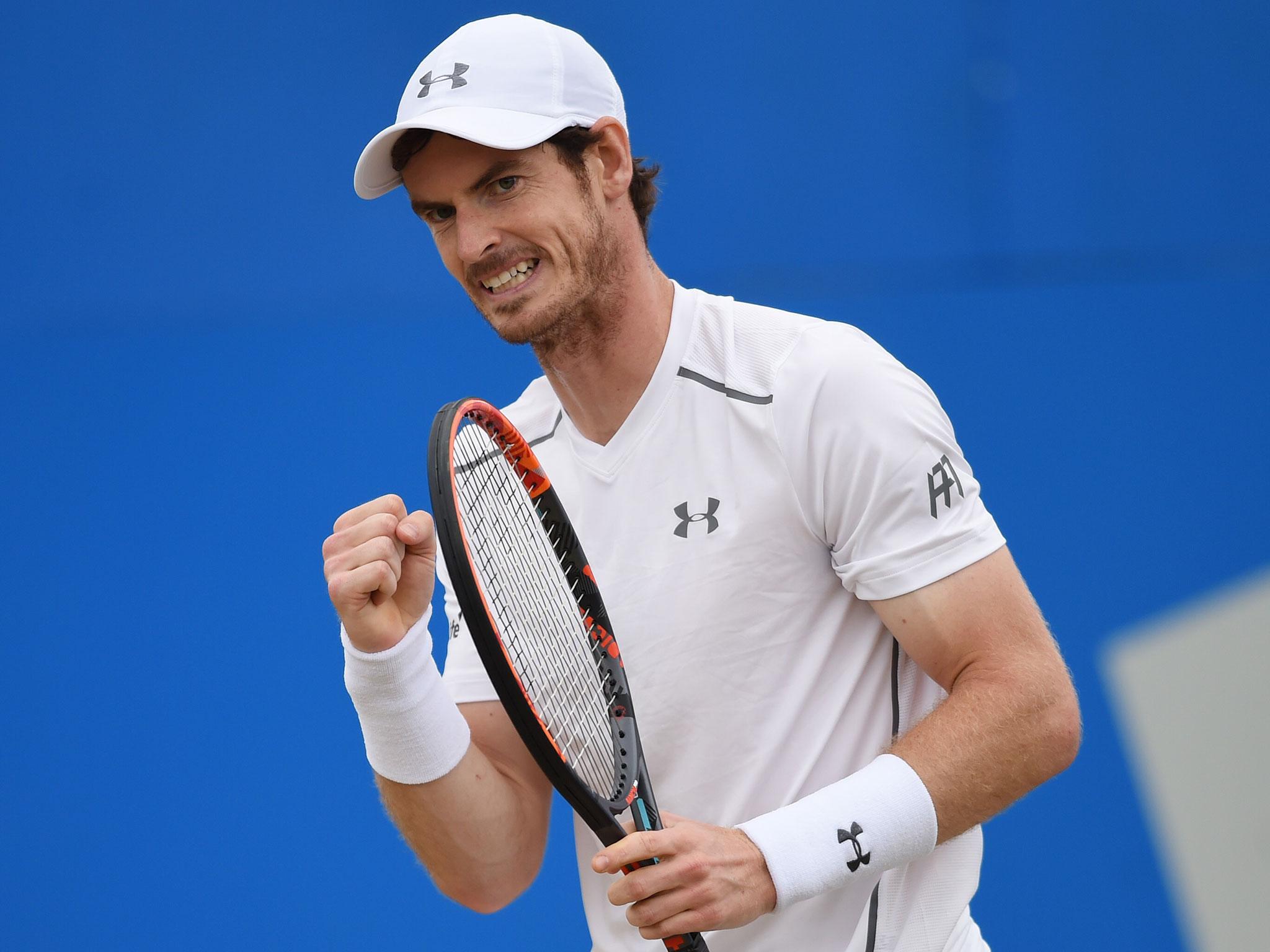 Andy Murray is keen to make quick progress in SW19