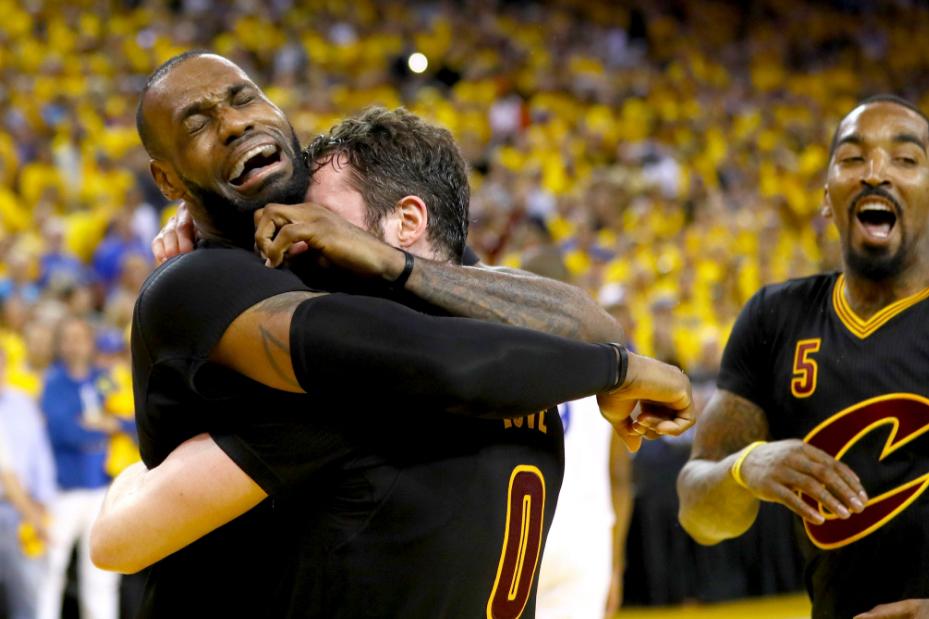 LeBron feels the Love.