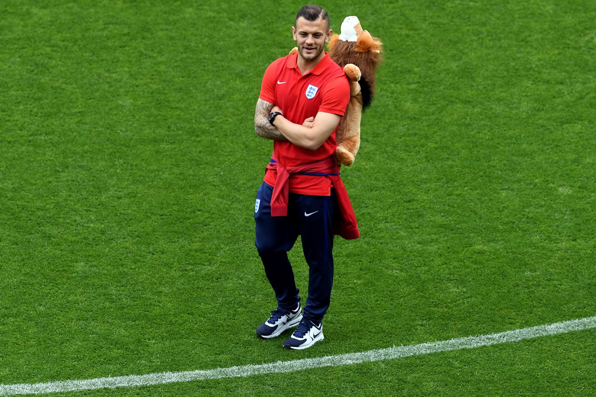 Jack Wilshere sports Leo the Lion