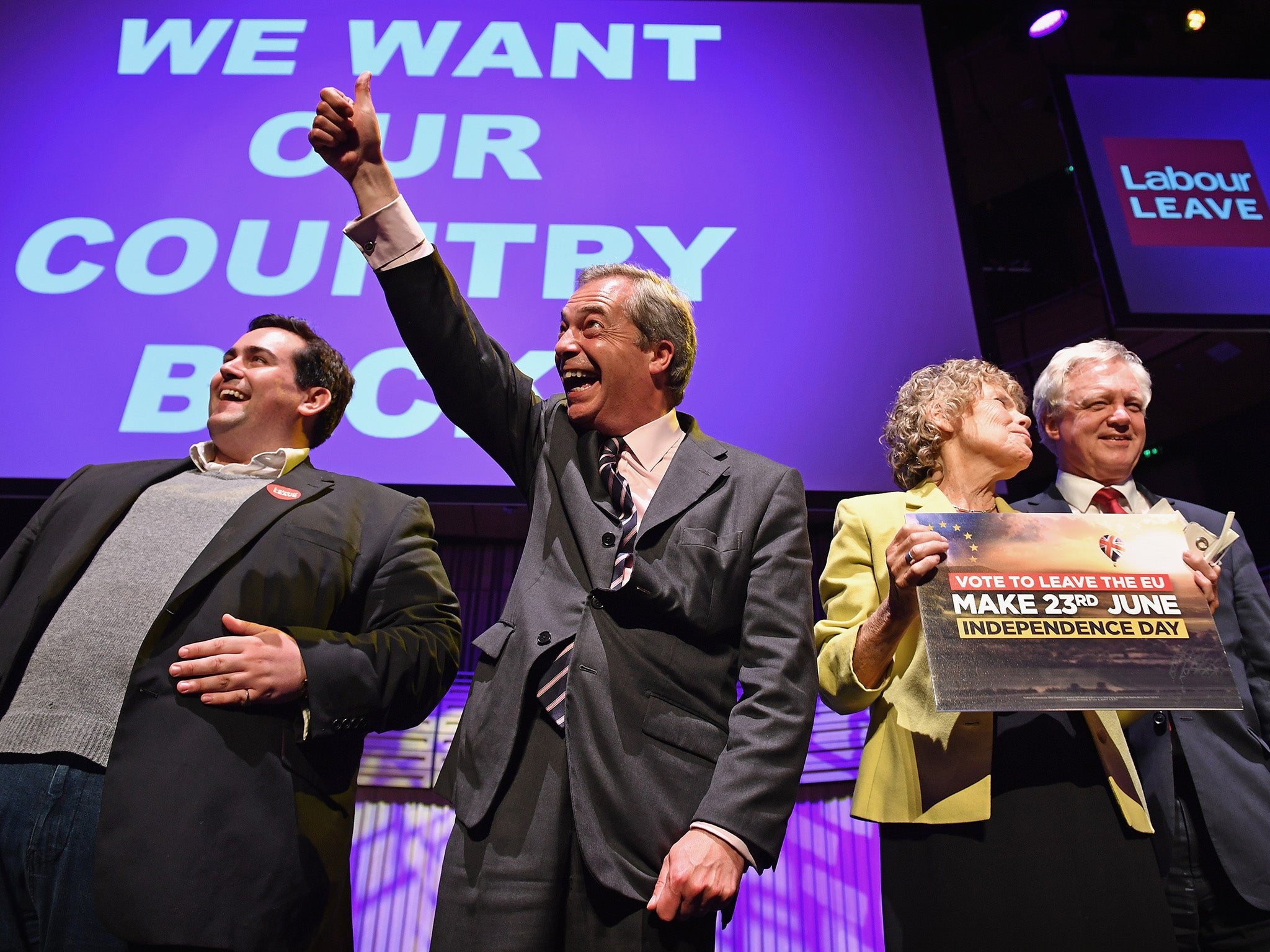 64 per cent of Ukip voters believe it is likely that the referendum will be rigged