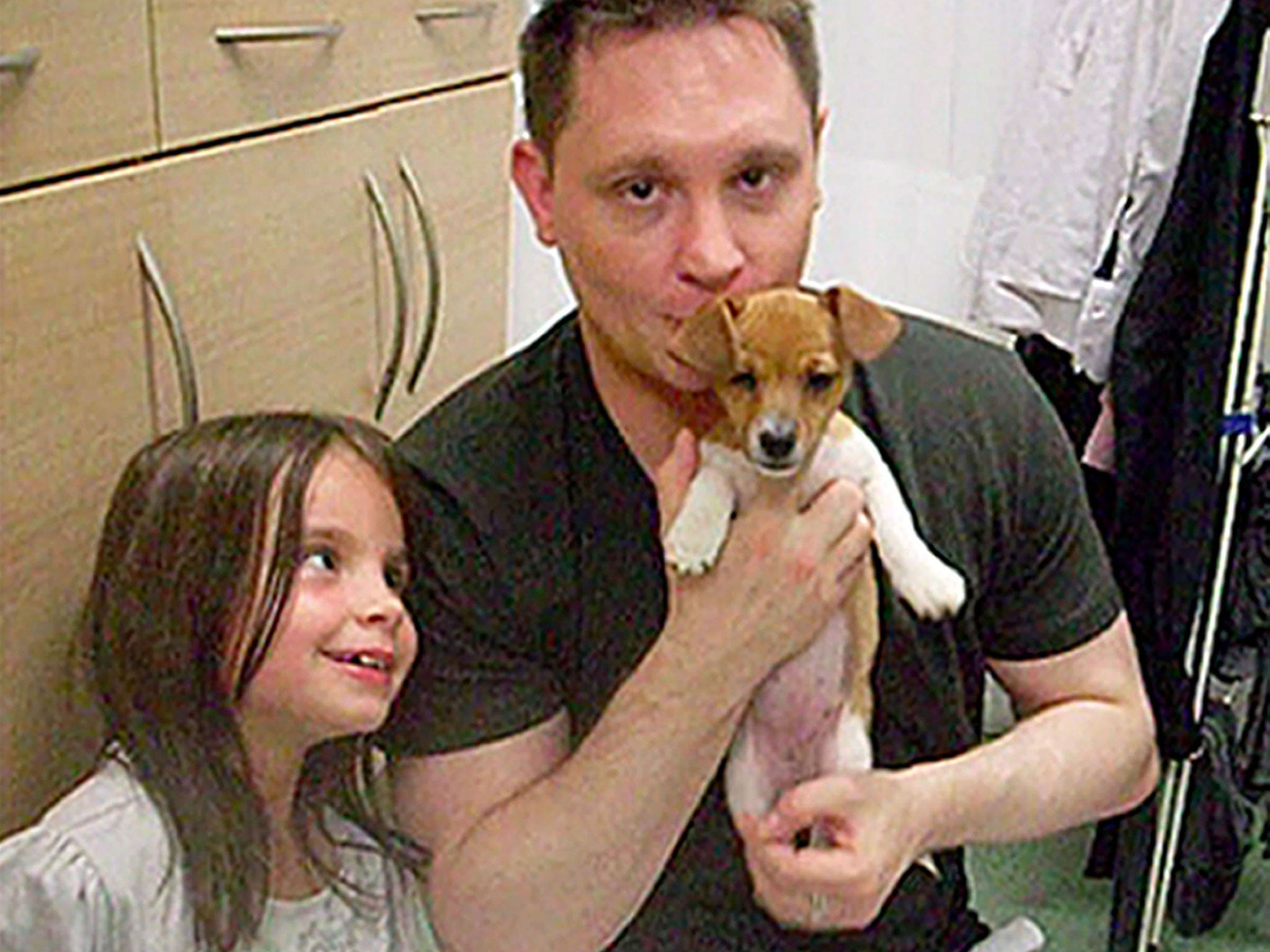 Ellie Butler with her father Ben, who has been found guilty of her murder