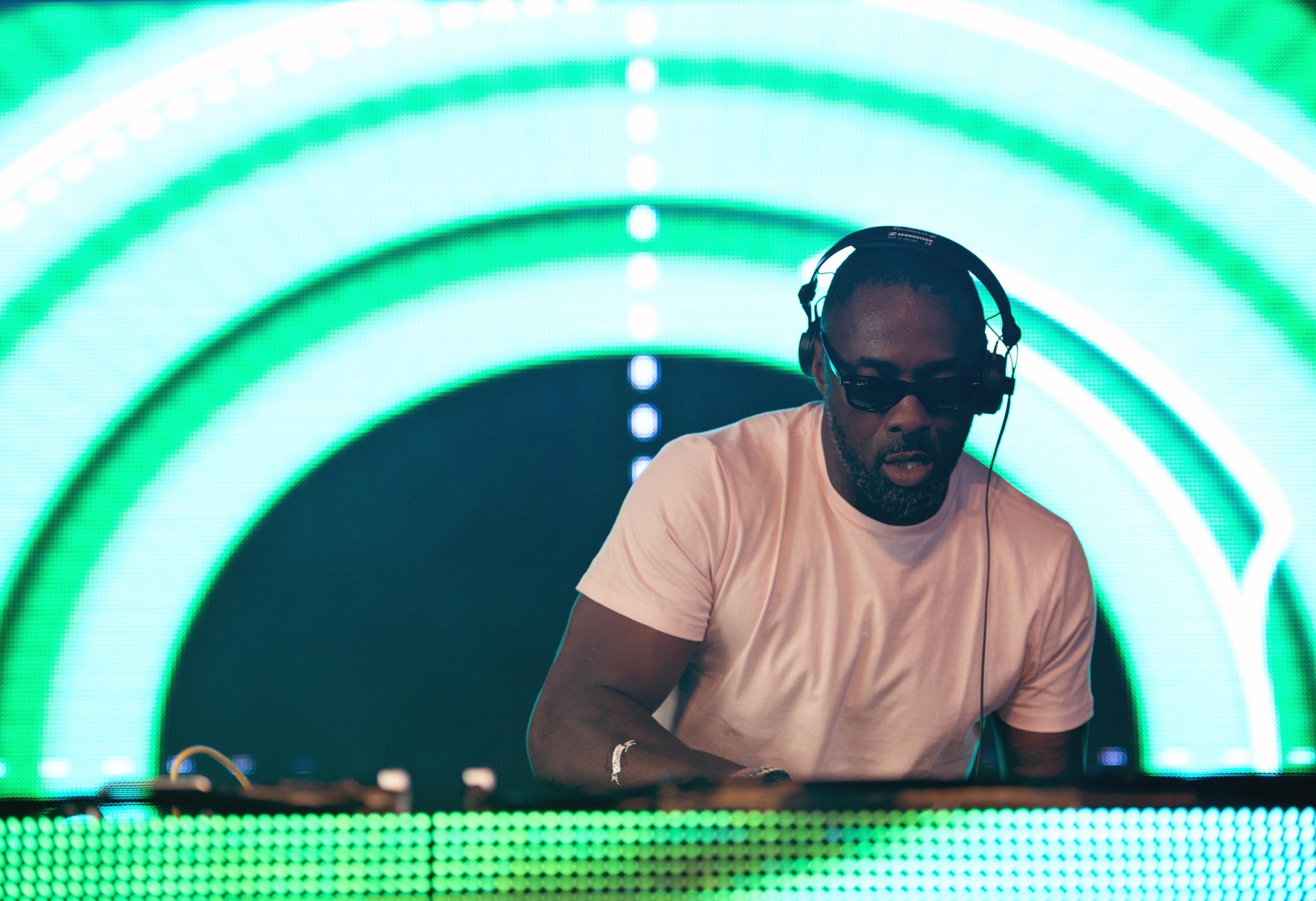 Idris Elba at Glastonbury 2015