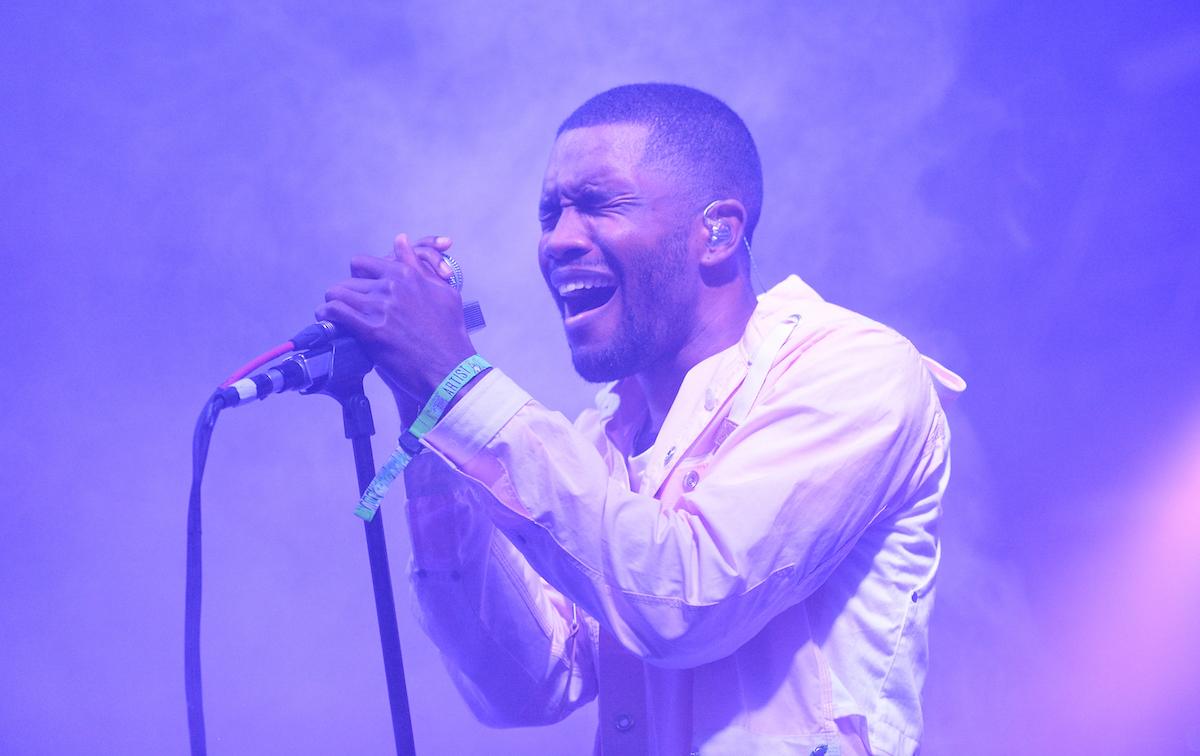 Frank Ocean at Bonnaroo 2014.