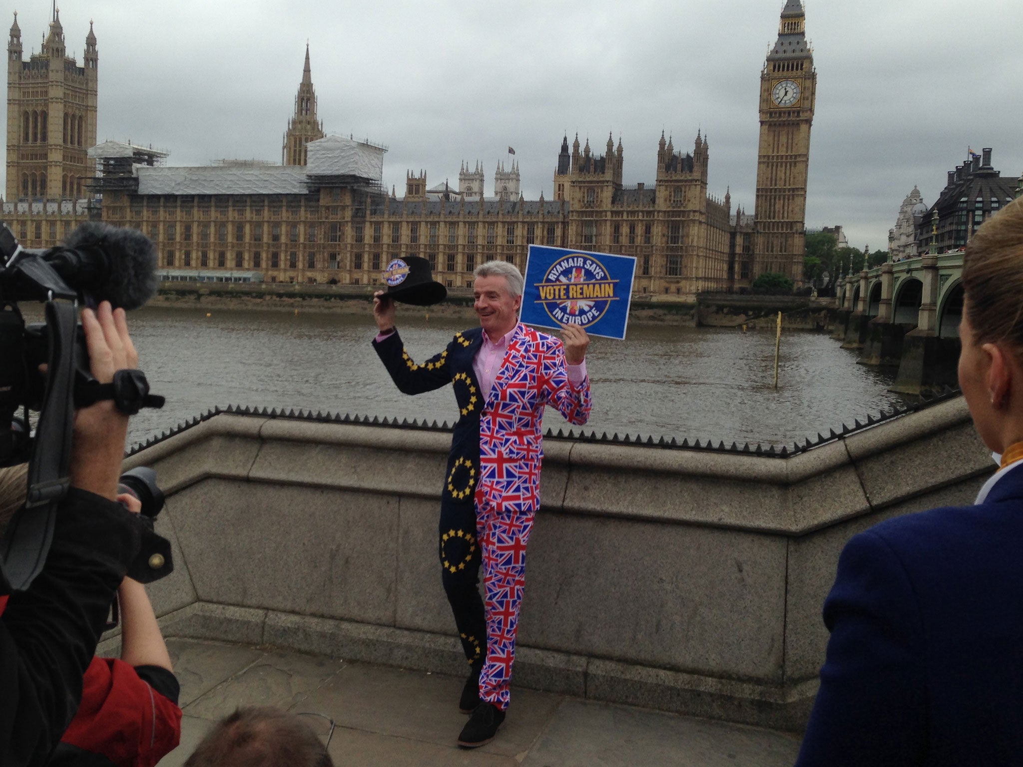 Michael O’Leary offers a huge sale to customers if Britain votes to Remain