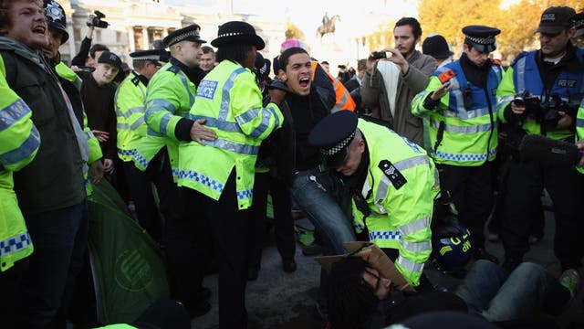 Hip-hop played a pivotal role in getting protesters' feeling across in 2011's tuition fee demonstrations, pictured