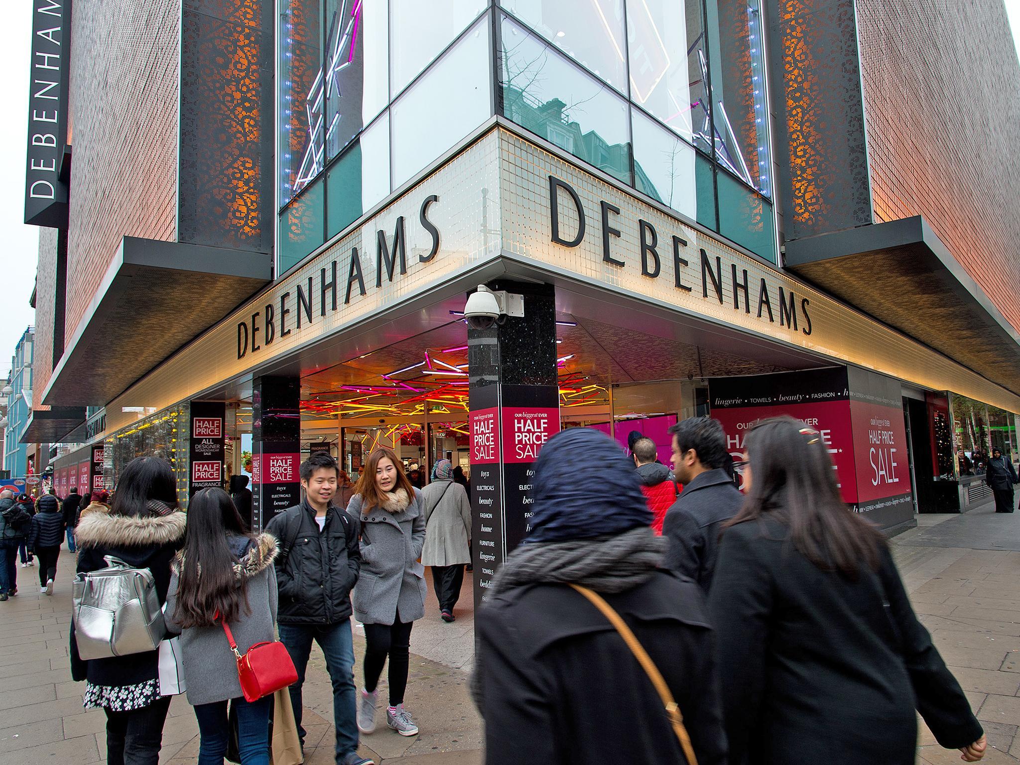 Debenhams has been struggling of late