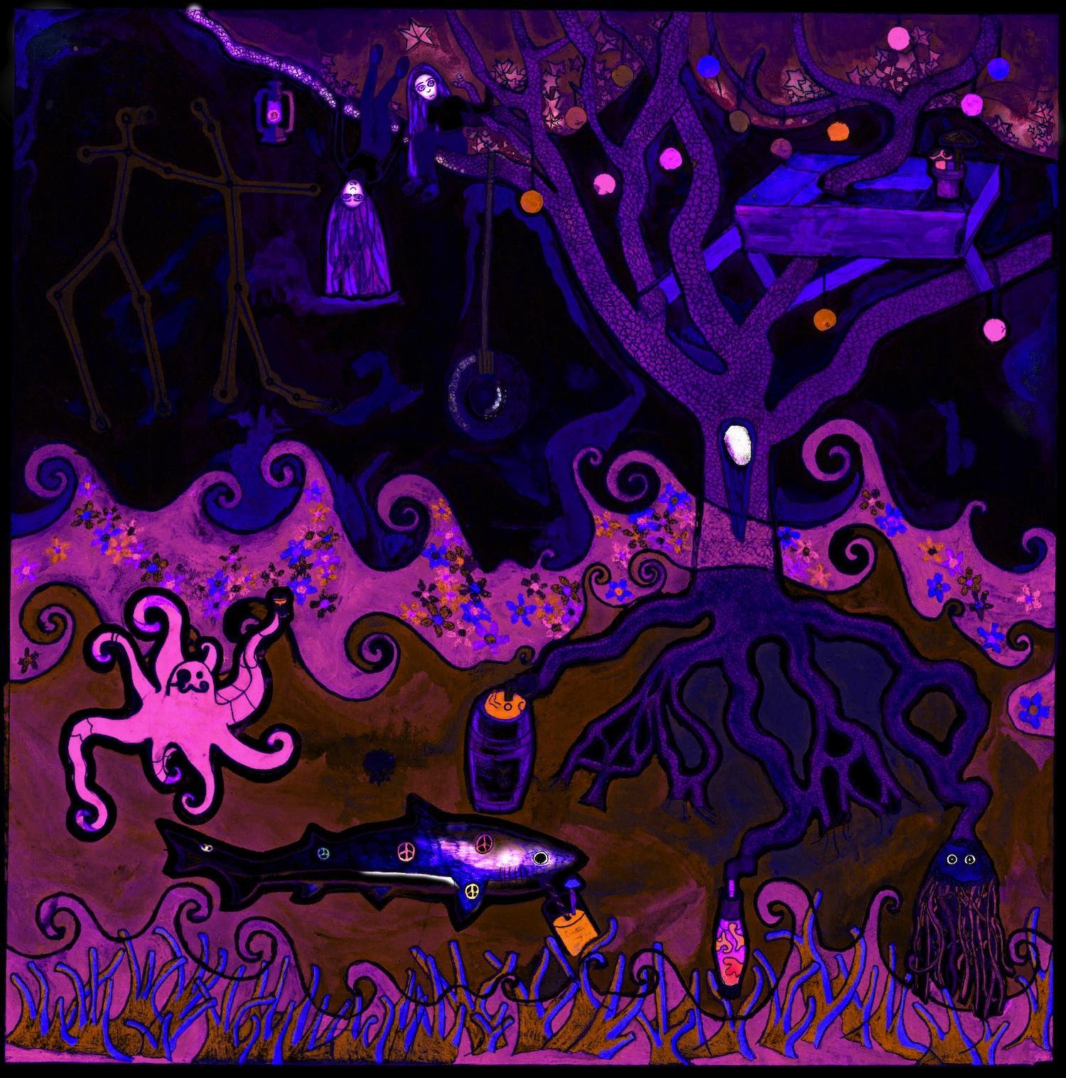 The colourful album sleeve for I, Gemini by Let's Eat Grandma