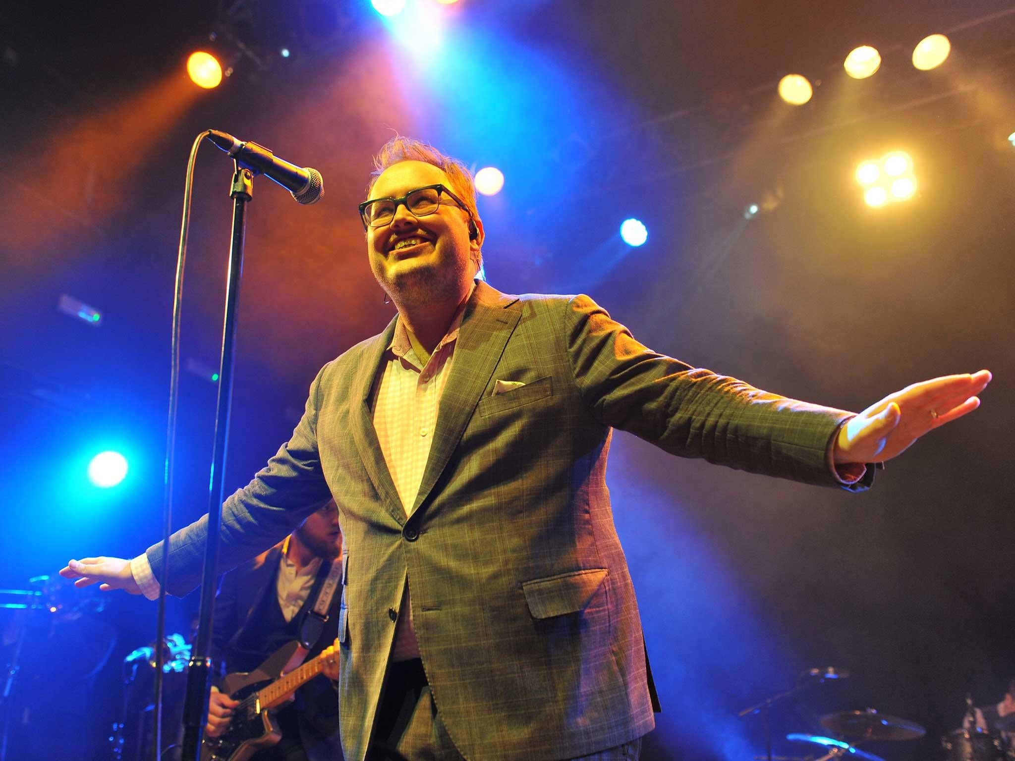 Paul Janeway of St. Paul and The Broken Bones performs on stage at KOKO in London