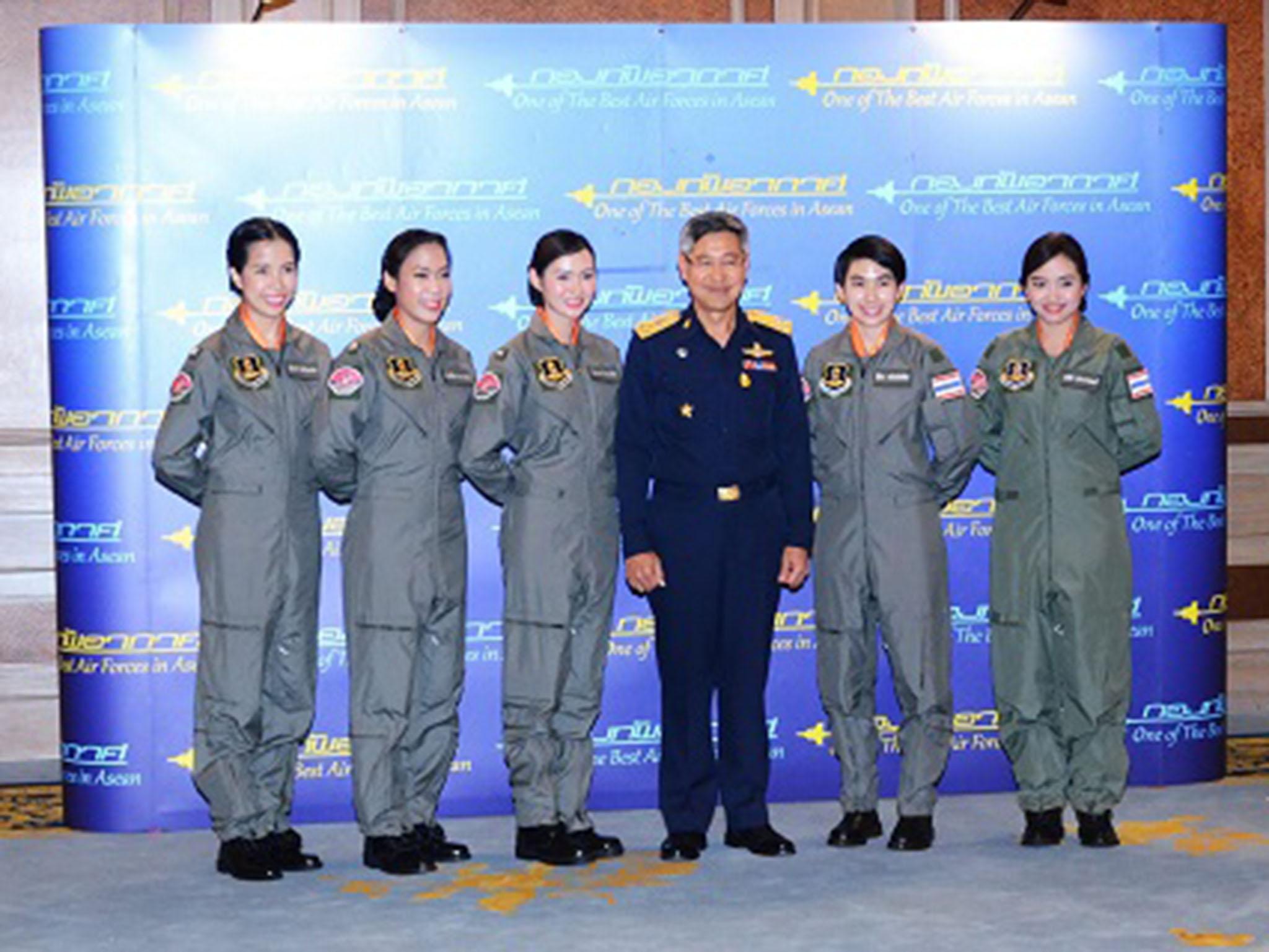 The five women hoping to become the first to fly in the Royal Thai Air Force