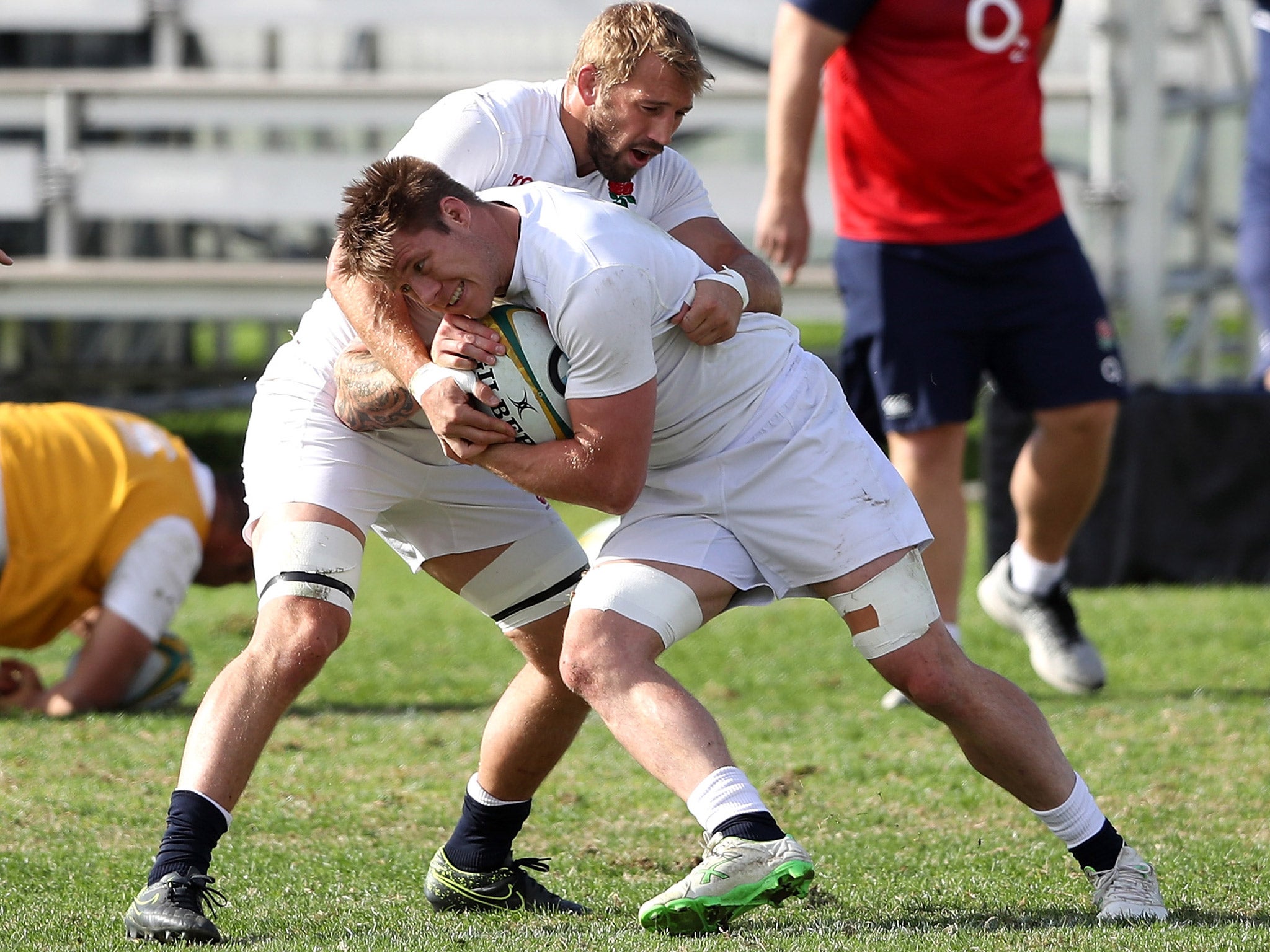 Teimana Harrison replaces James Haskell in England;s only change for the third Test against Australia