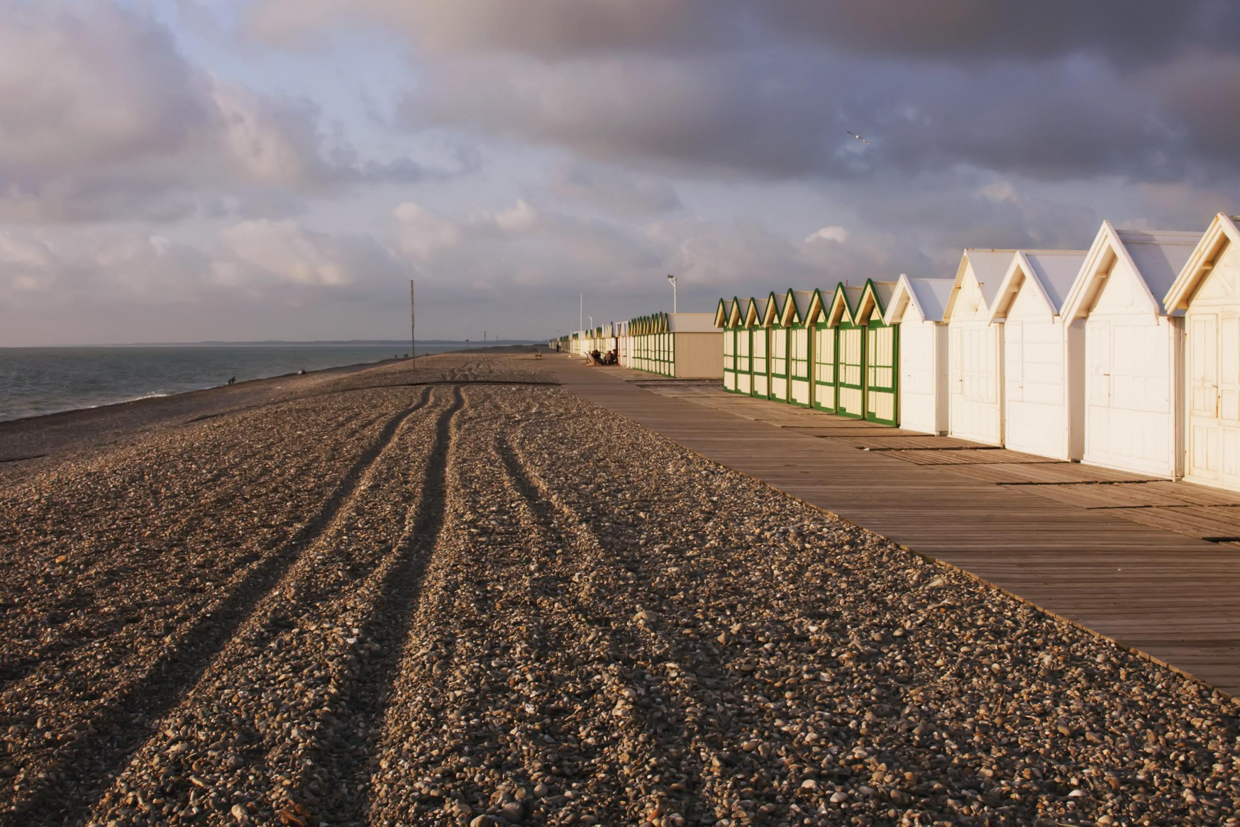 Beach huts at Cayeux