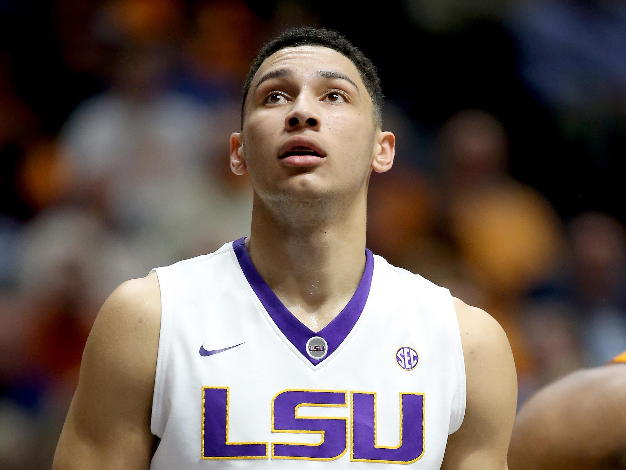 Ben Simmons, who is expected to be the first player picked in this year's draft