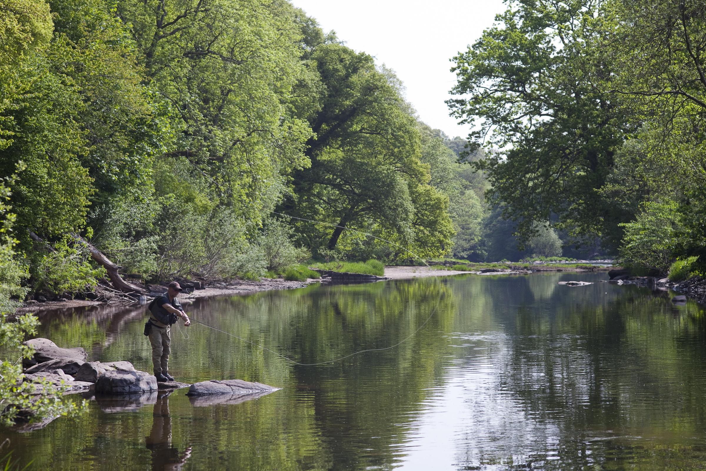 Fishing at Gliffaes