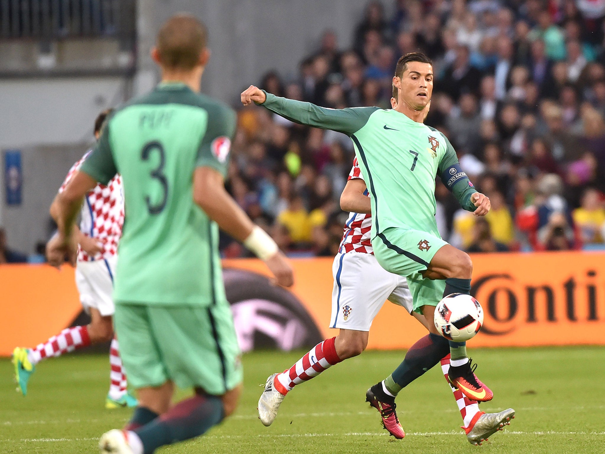 Cristiano Ronaldo has yet to add his tally against Croatia (Getty)