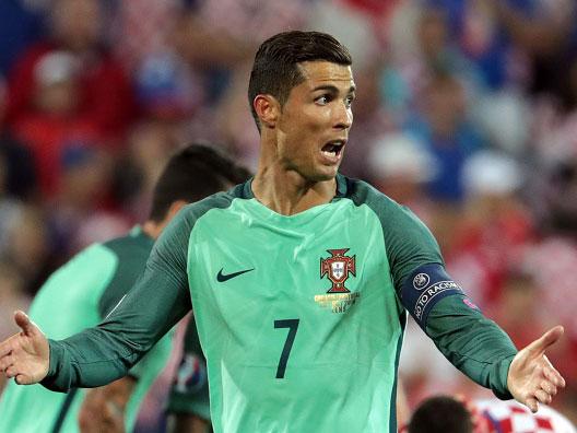 &#13;
Cristiano Ronaldo had a quiet night but set up the winner in the closing minutes (Getty)&#13;