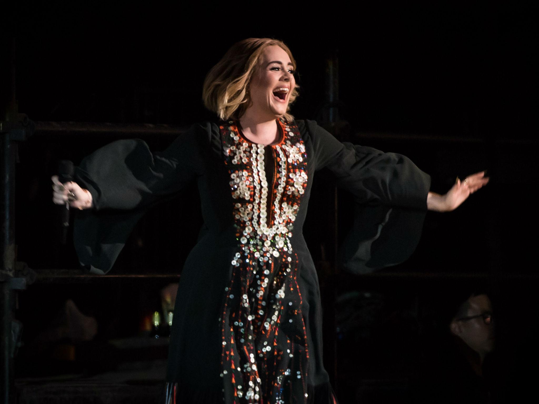 Adele headlines the Pyramid Stage at Glastonbury for the first time