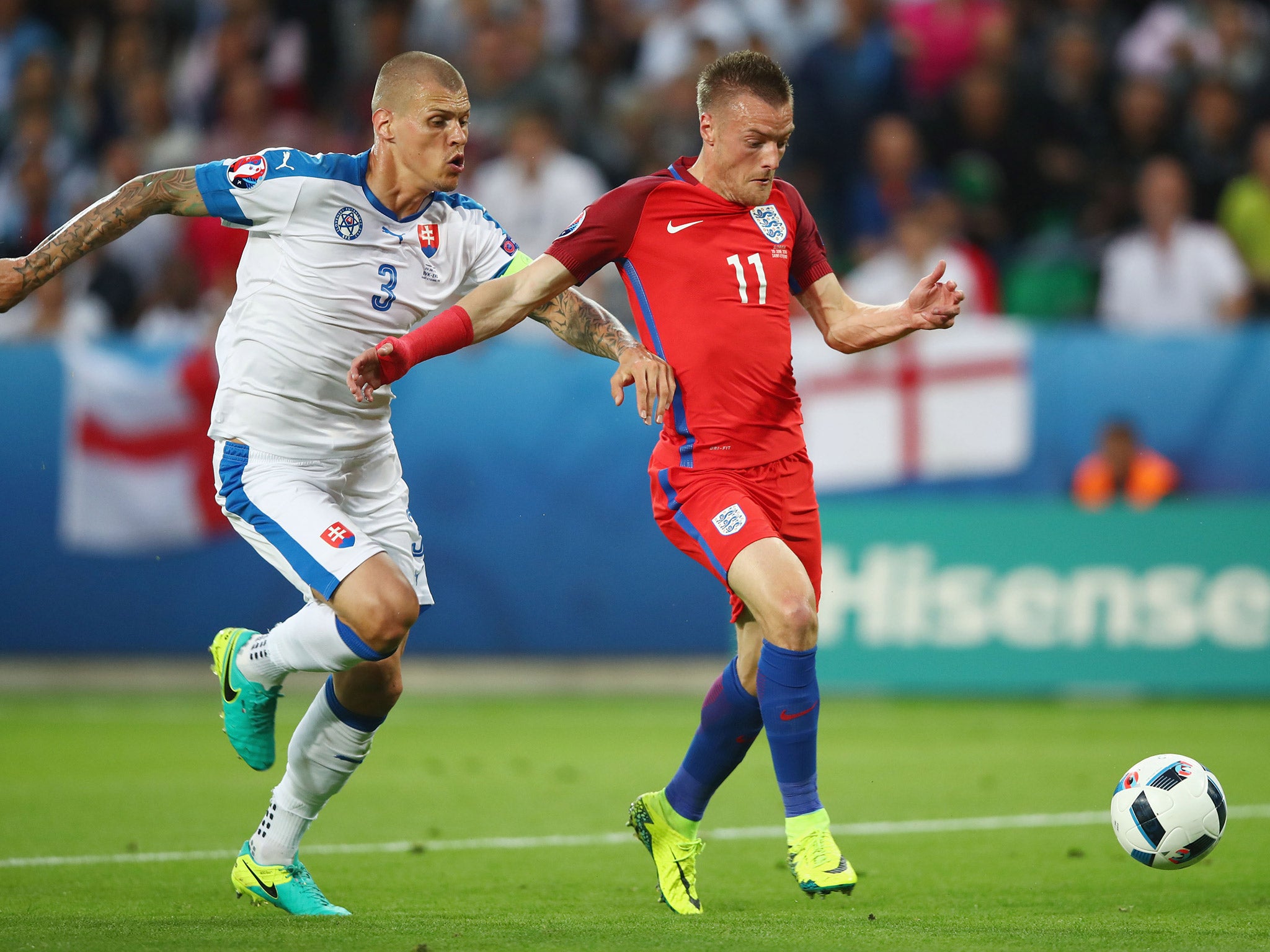 Jamie Vardy should start for England against Iceland to help exploit the wide areas