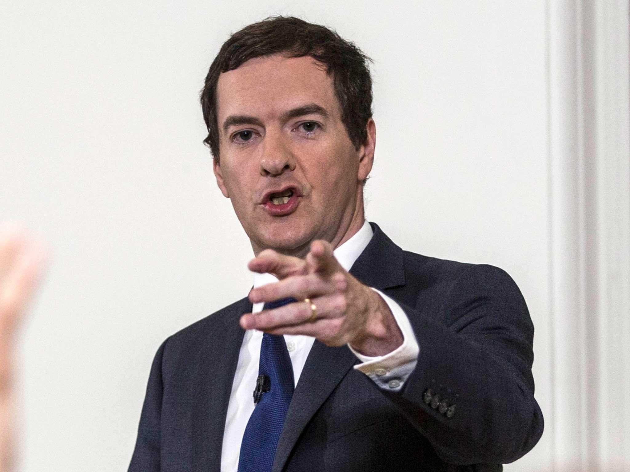 Chancellor George Osborne attempted to address financial concerns in a speech on Monday