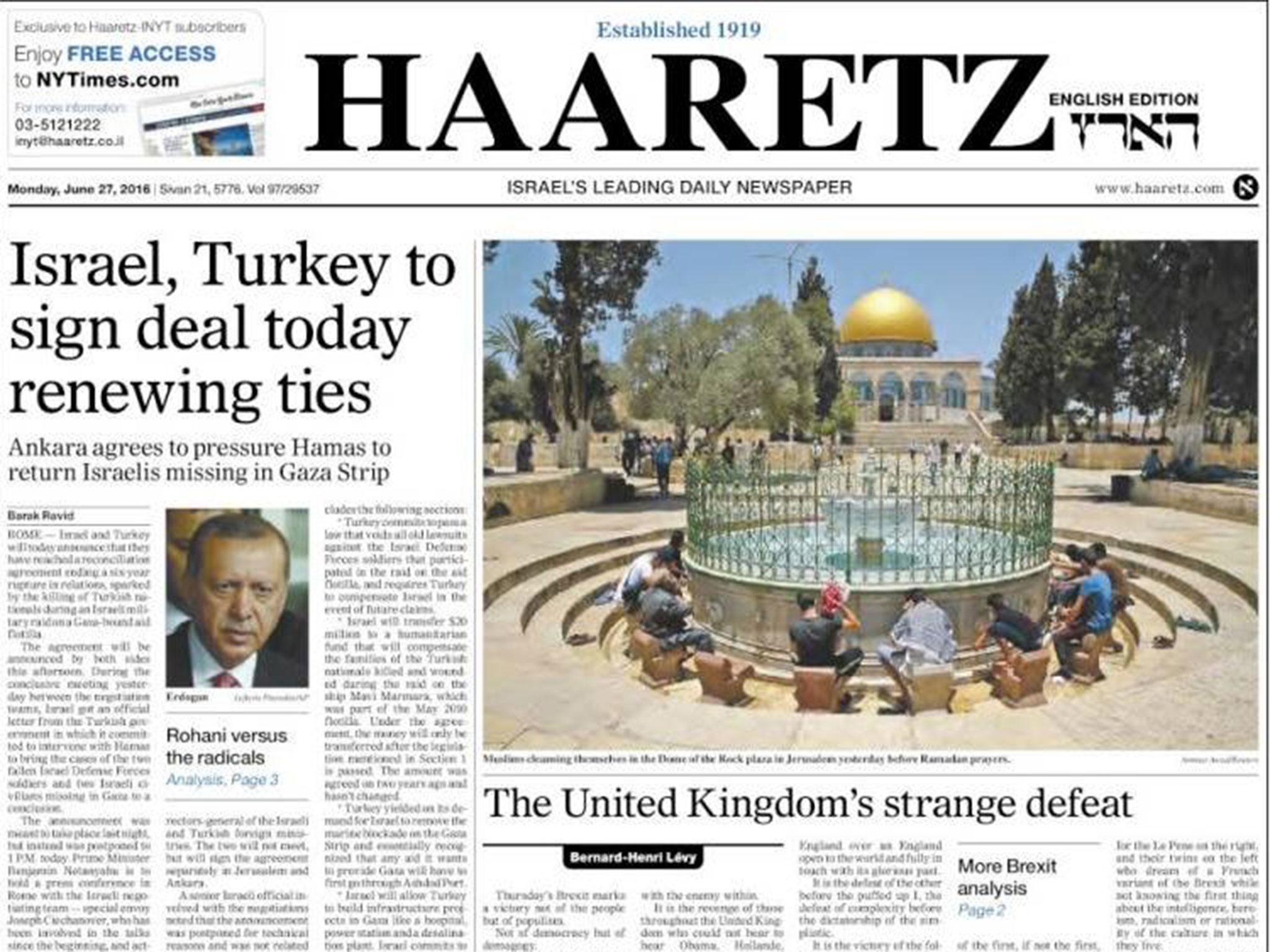 (Haaretz