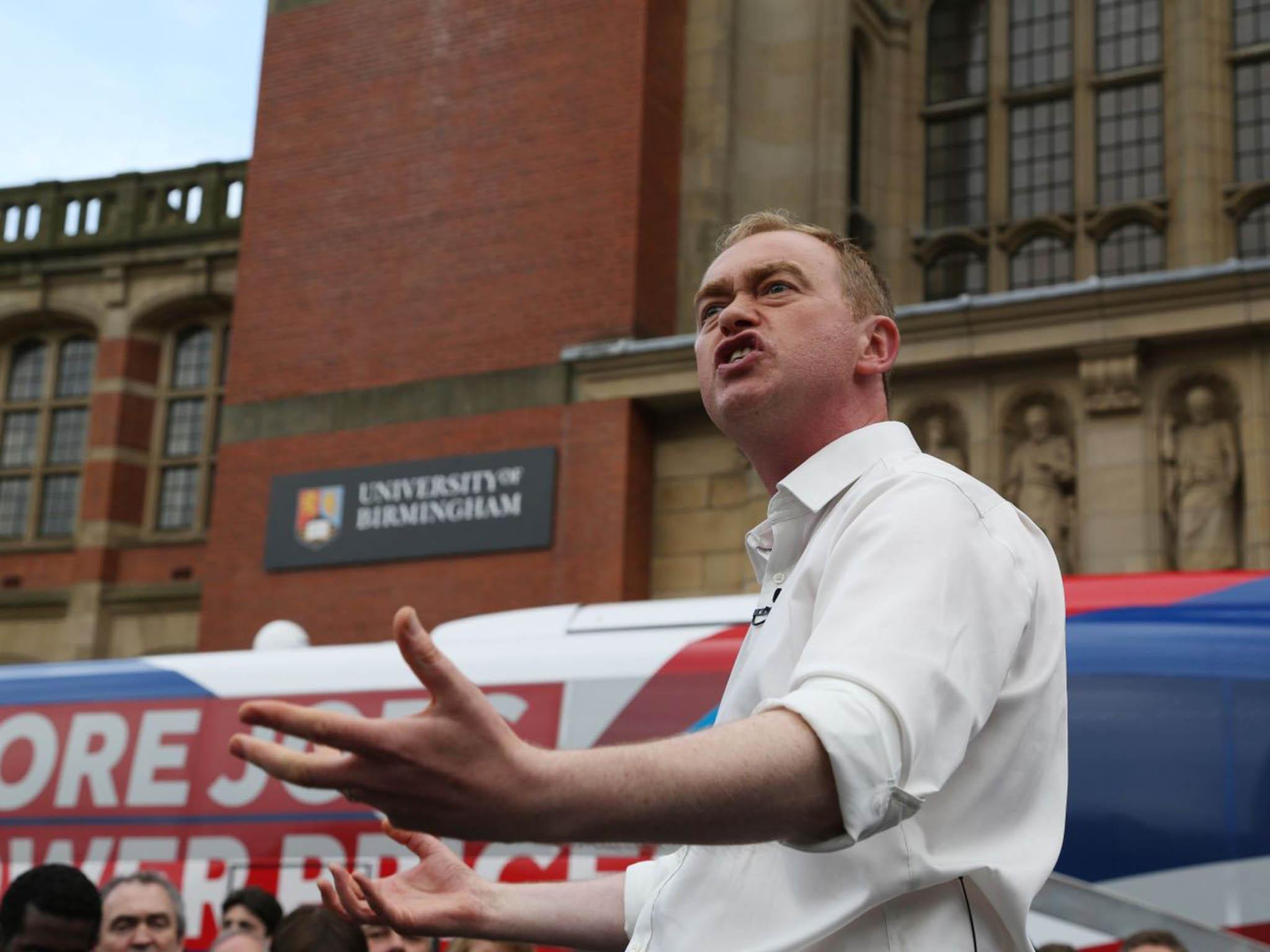 Tim Farron has written to all England and Wales's police commissioners