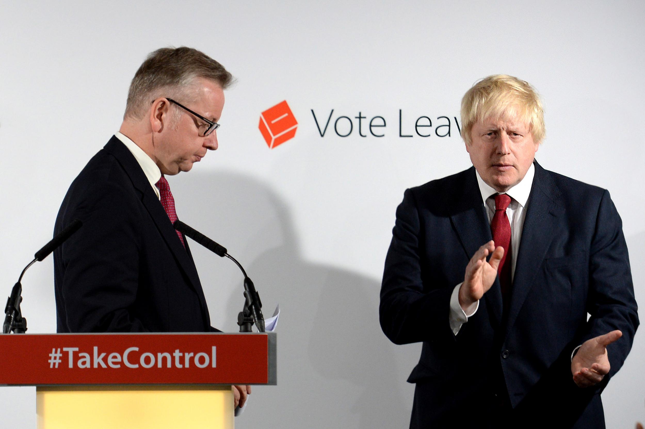 These two now run the largest unofficial force in British politics. Credit: Getty.