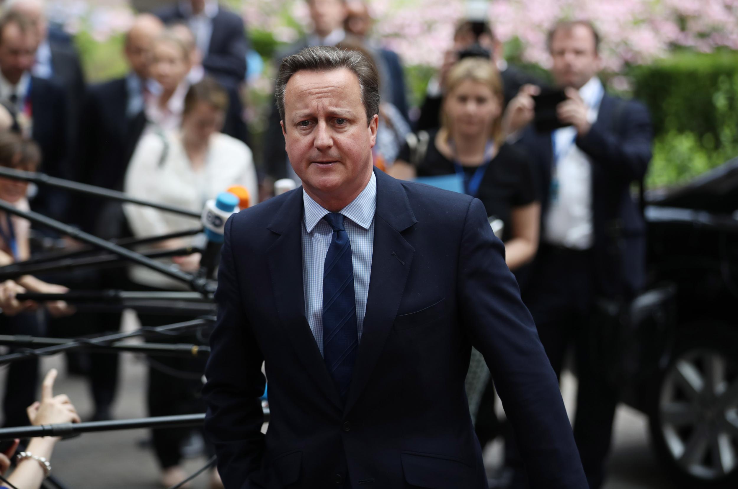 The departing David Cameron, head of the dwindling Tory Remainers. Credit: Getty.