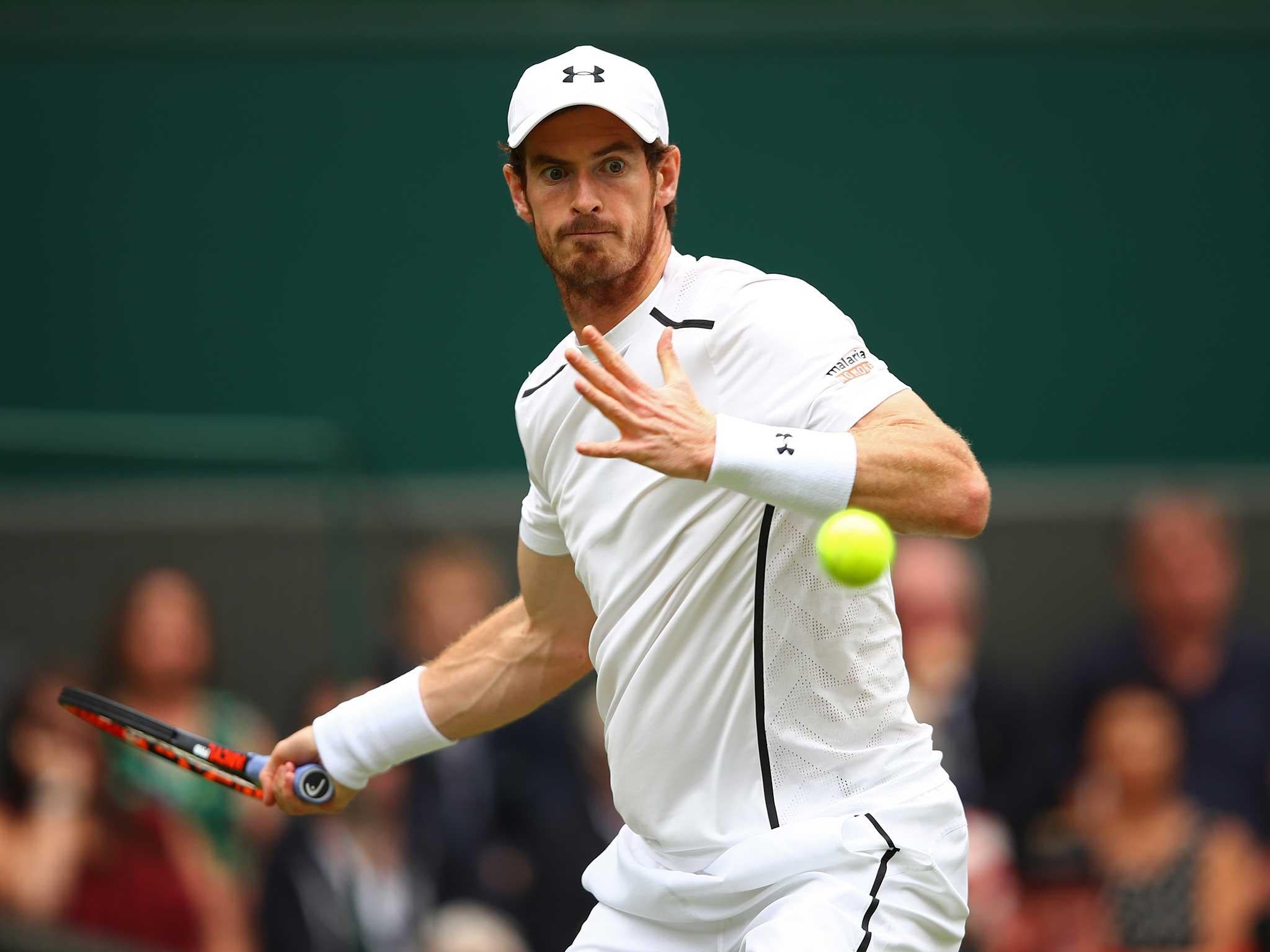 Andy Murray eased past his Australian opponent on Saturday afternoon