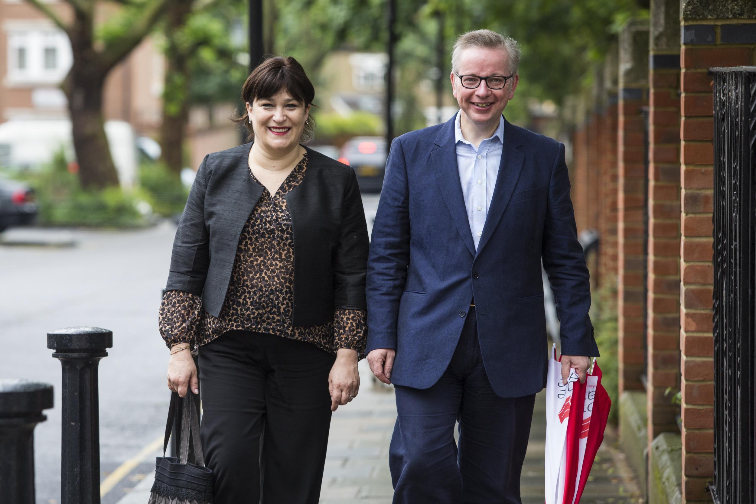 Journalist Sarah Vine and her husband, Justice Secretary Michael Gove