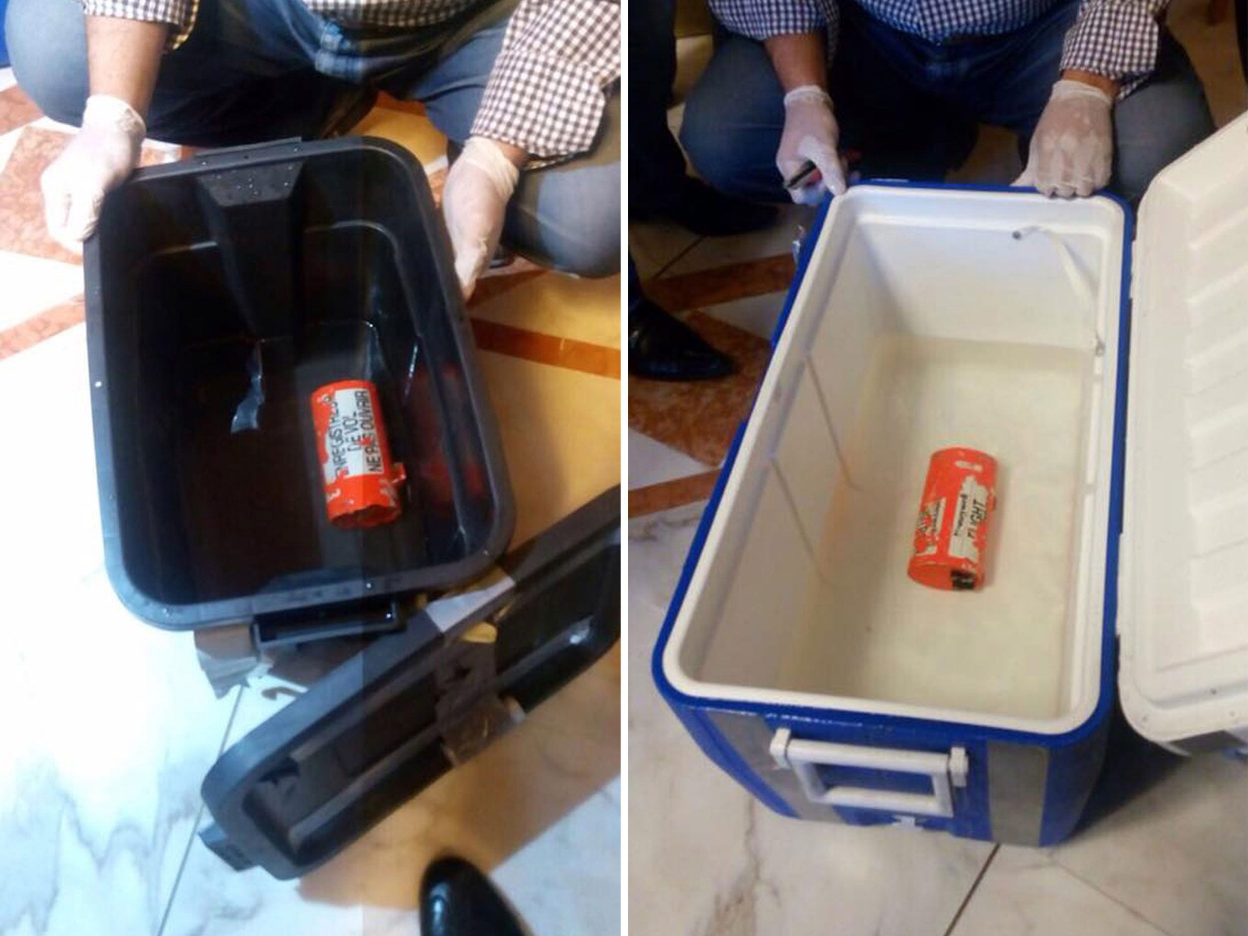 The two black boxes from the Egyptair plane that crashed in the Mediterranean Sea