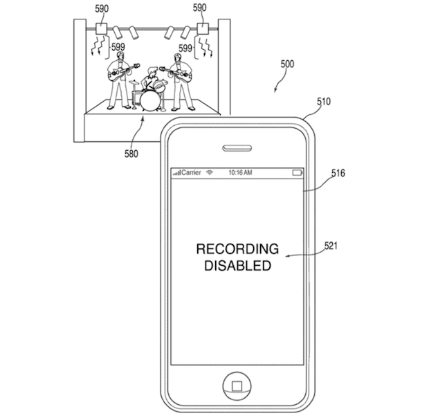 The illustration in the Apple patent