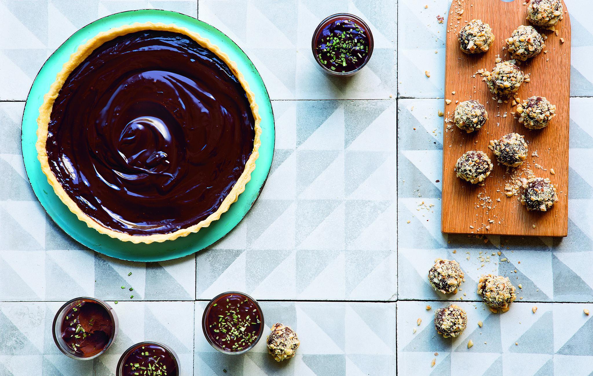 Based on the core ingredient of a chocolate bar, The Kitchen Shelf offers unusual recipes such as chunky beef chili with rice