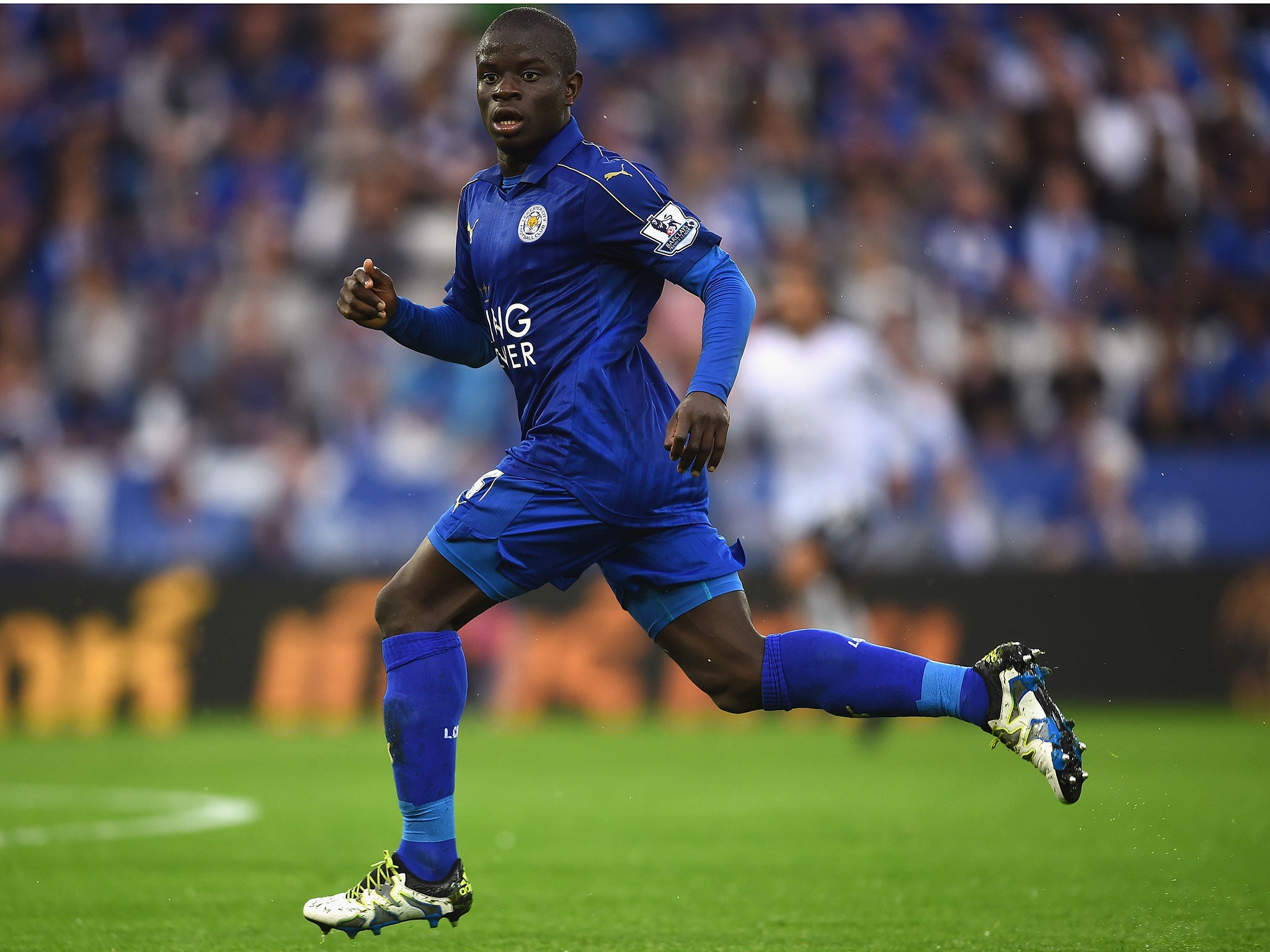 Kante helped guide Leicester to their shock Premier League victory