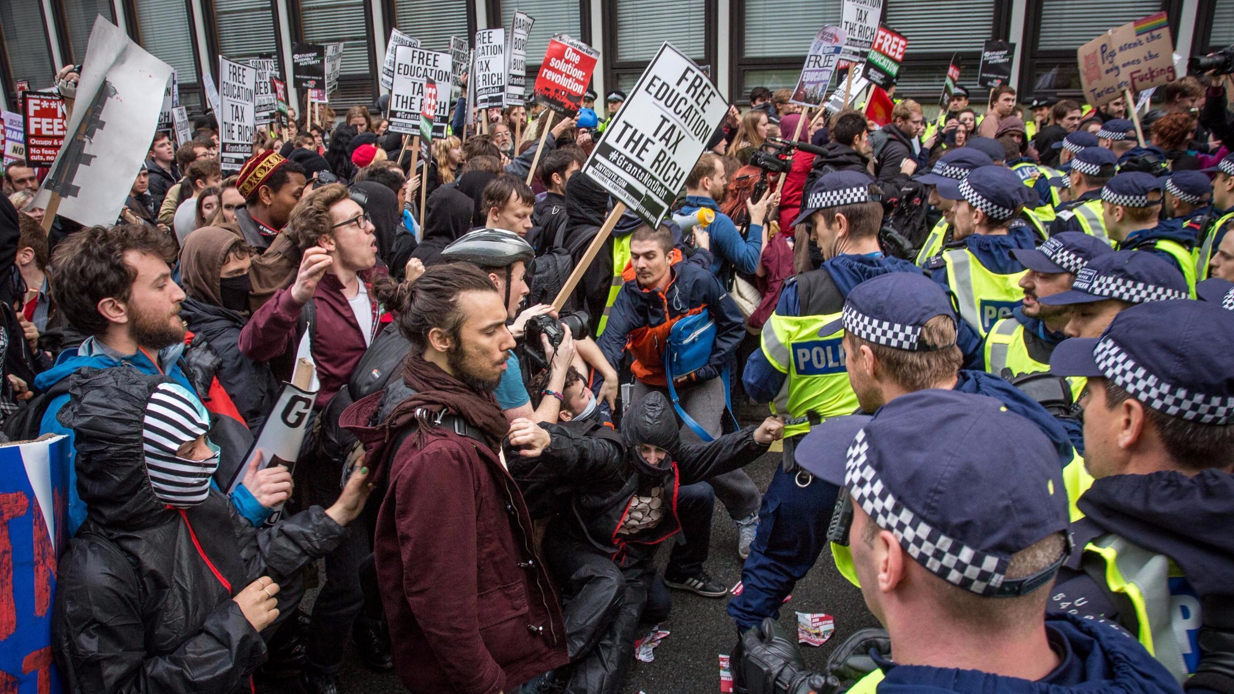 Students and graduates have staged several protest marches against the rising cost of university fees in recent years