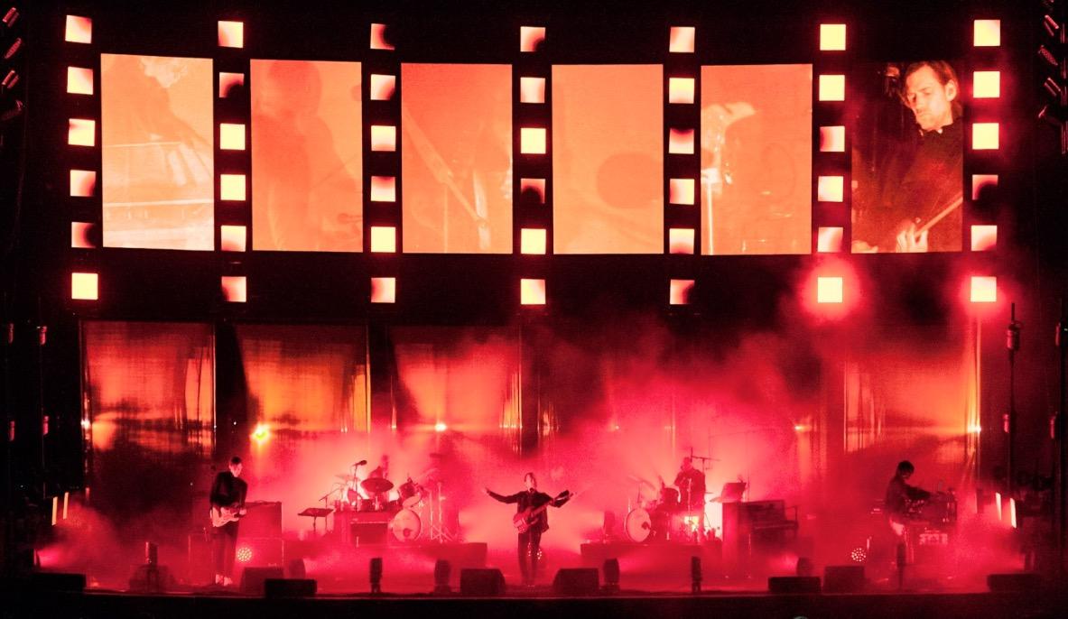 Radiohead playing at Primavera Sound