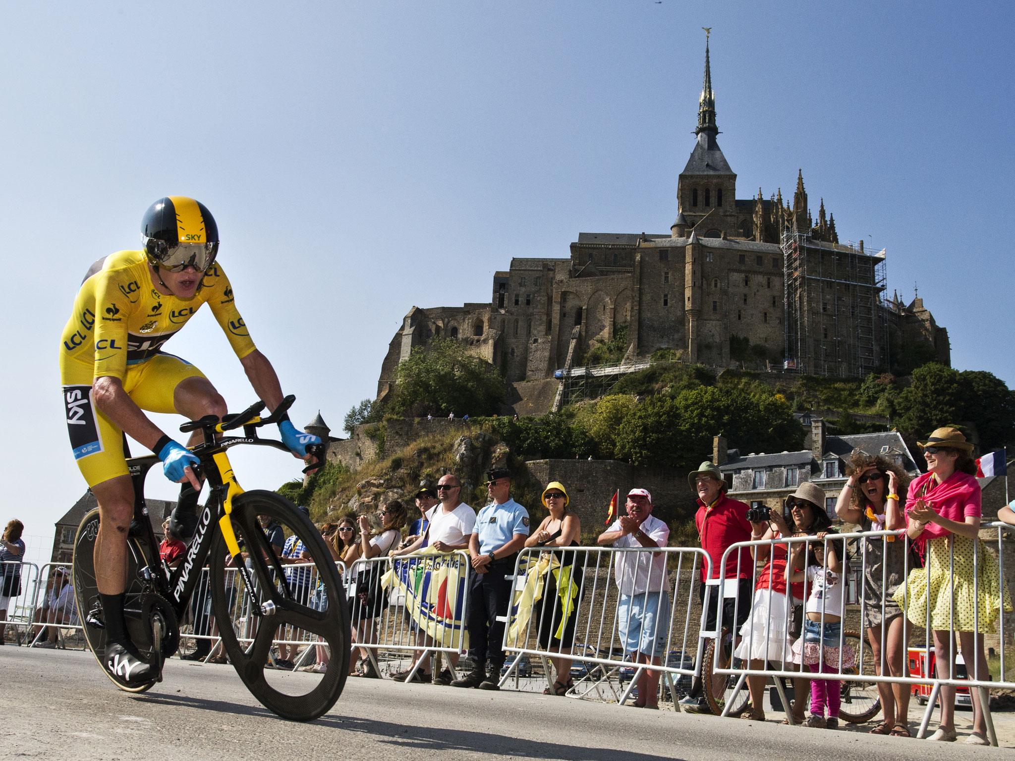 Mont St Michel provides a stunning backdrop