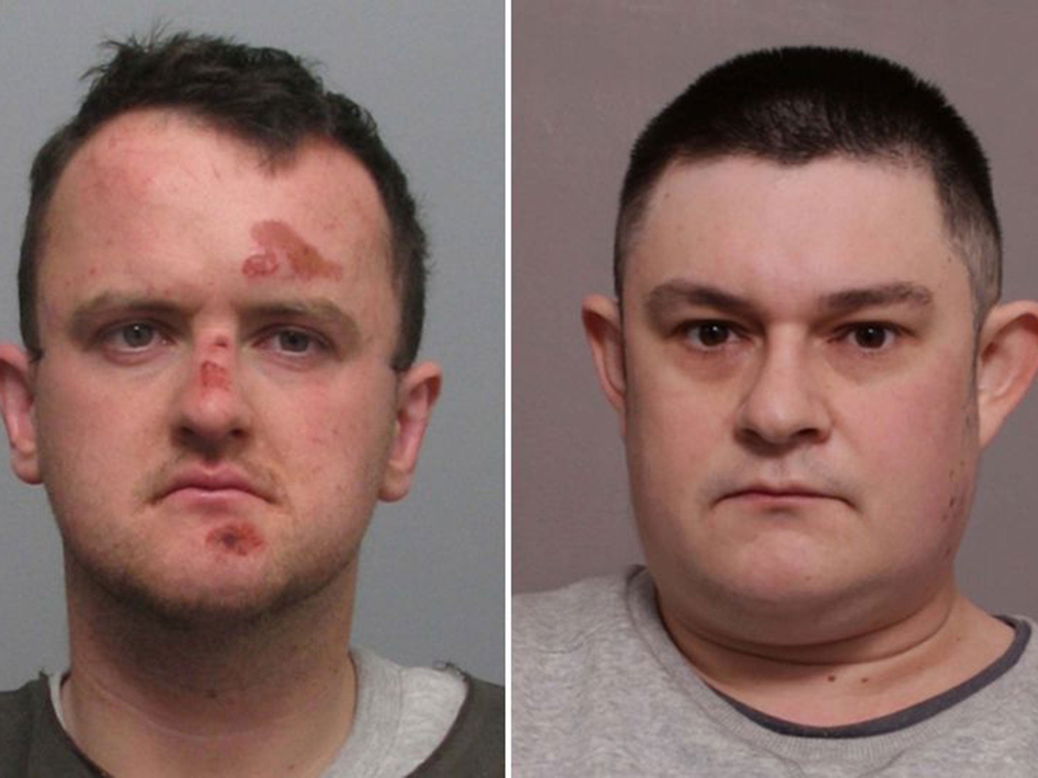 &#13;
Stephen Beadman (left) was found guilty of murder and Luke Harlow of false imprisonment &#13;