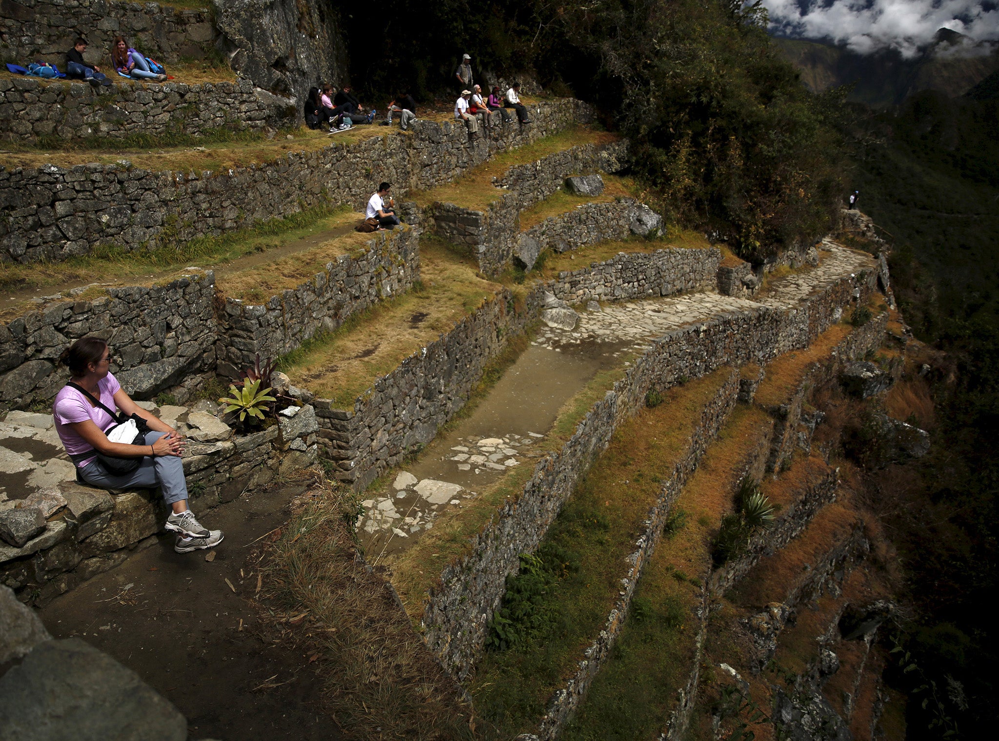 (File Photo) The tourist was posing for the photo in an off-limits area when he fell