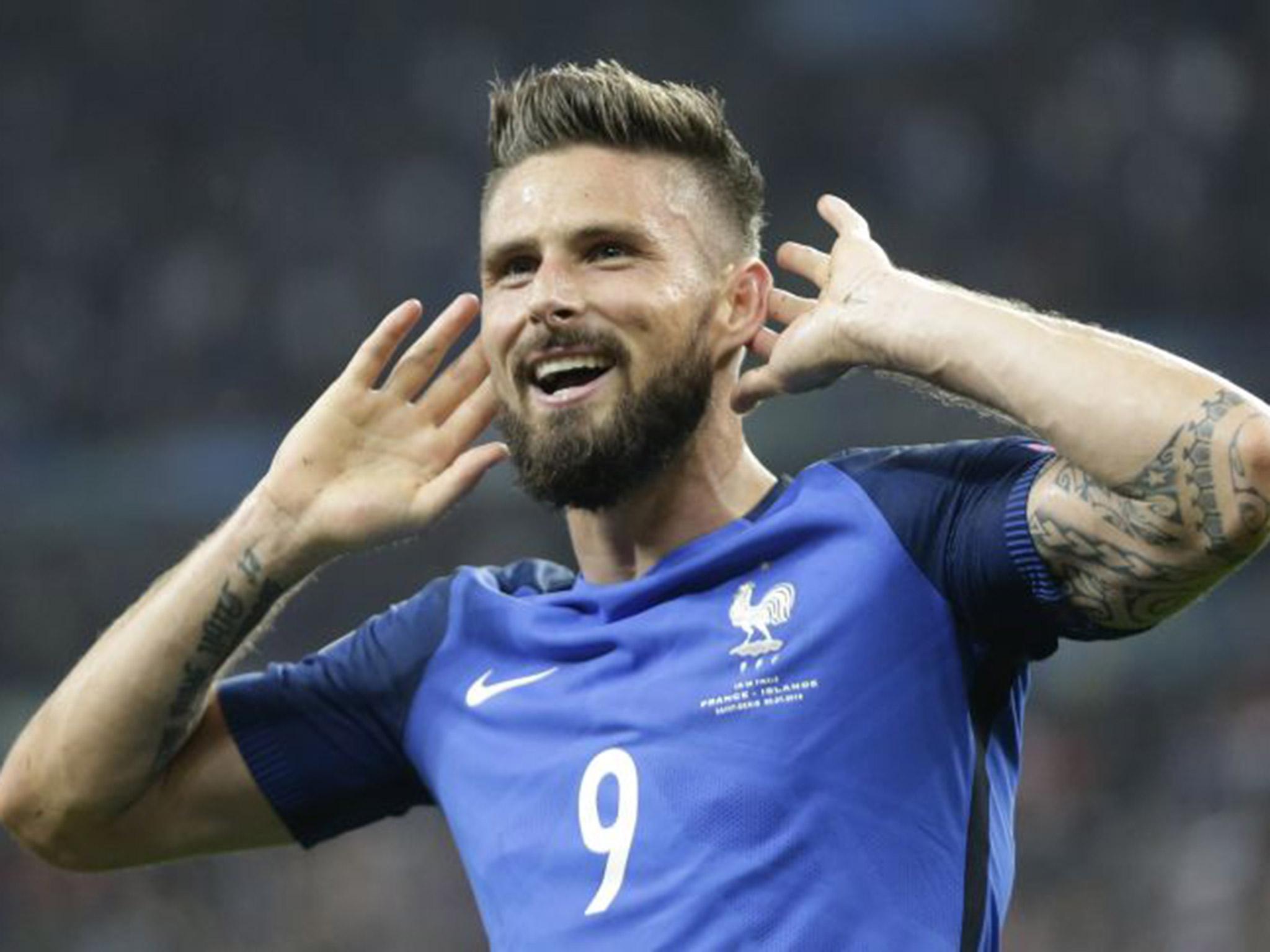 Olivier Giroud says France will start as underdogs against Germany in Thursday's Euro 2016 semi-final