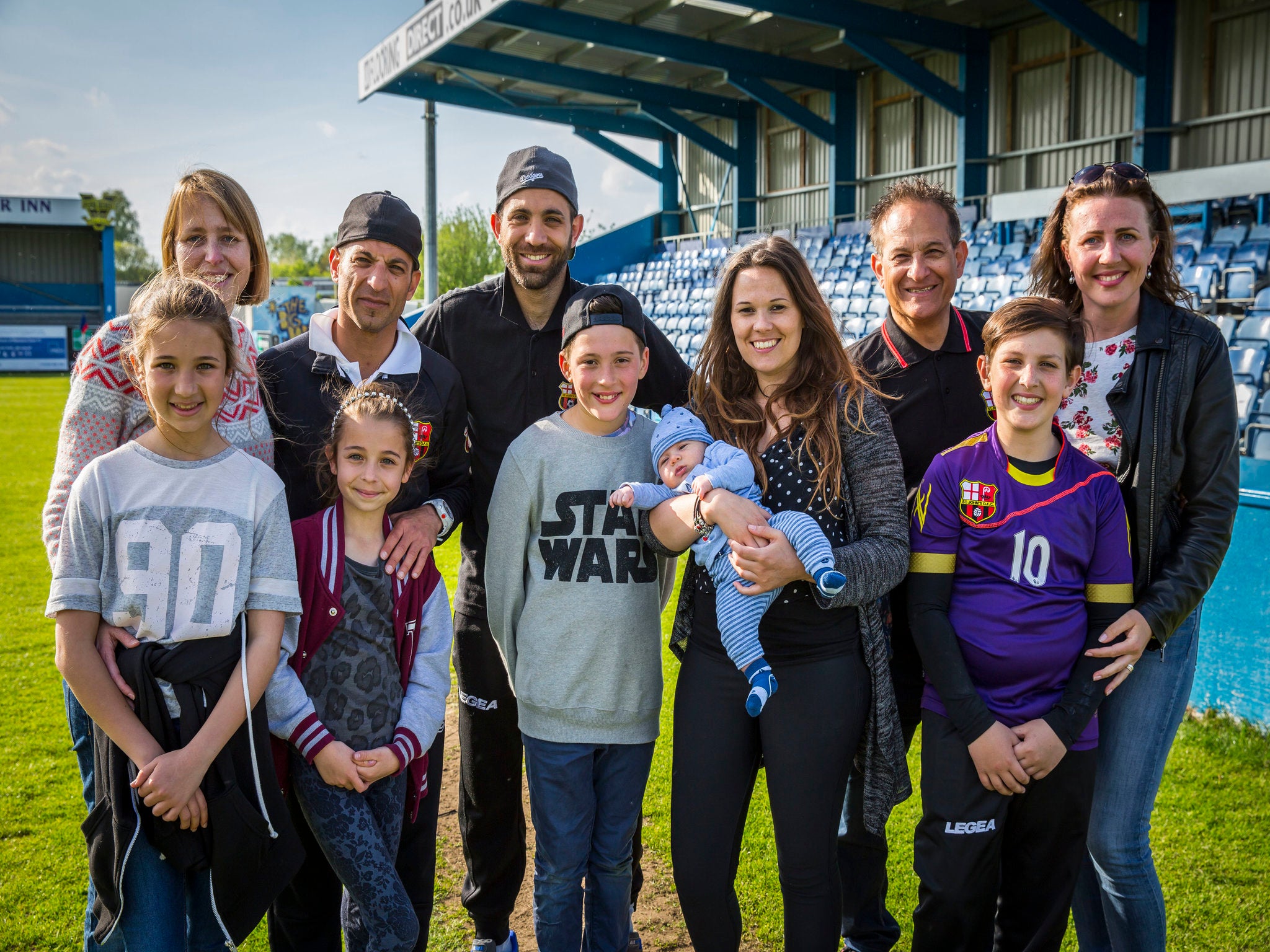 The Costi Clan: Marios and Memnos have family supporting them at the big events (BBC/CTVC)