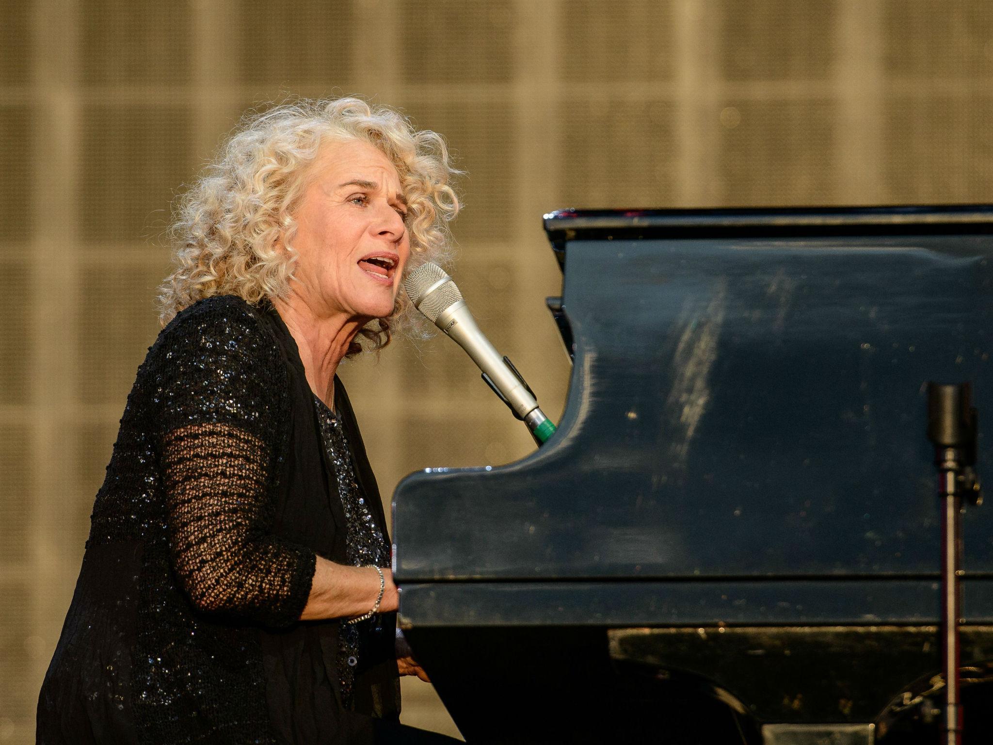 Carole King performs at British Summer Time festival, Hyde Park