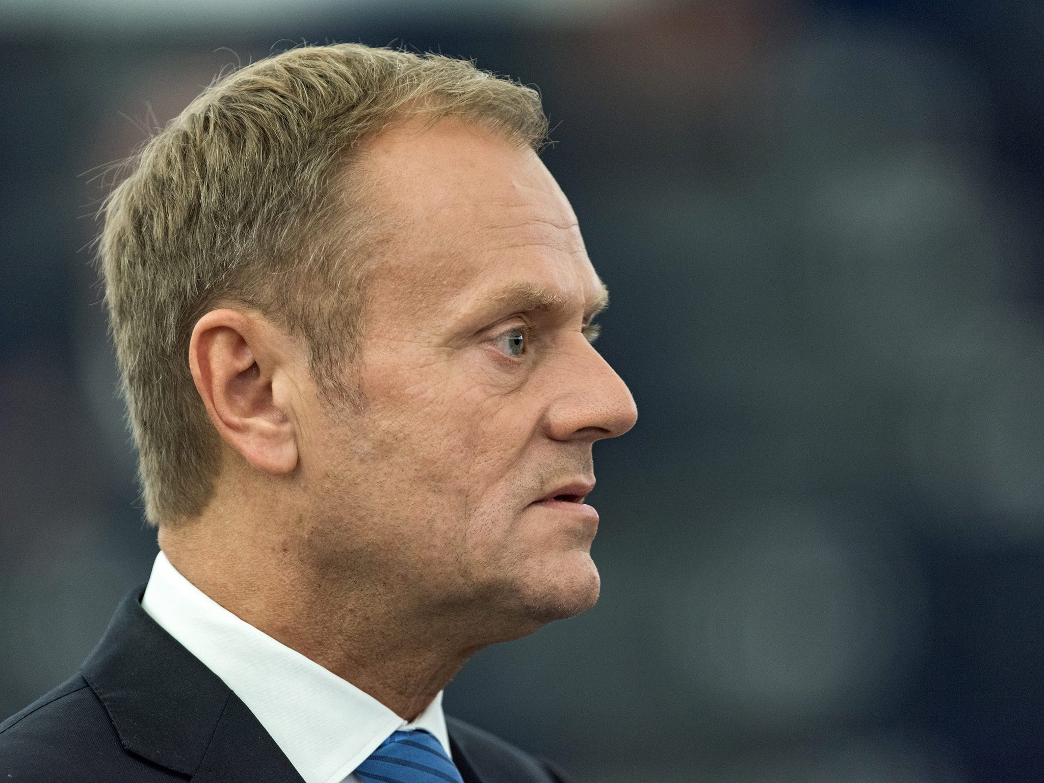 Donald Tusk says it will be a 'sad moment' when Britain leaves but he will put the interests of the EU first